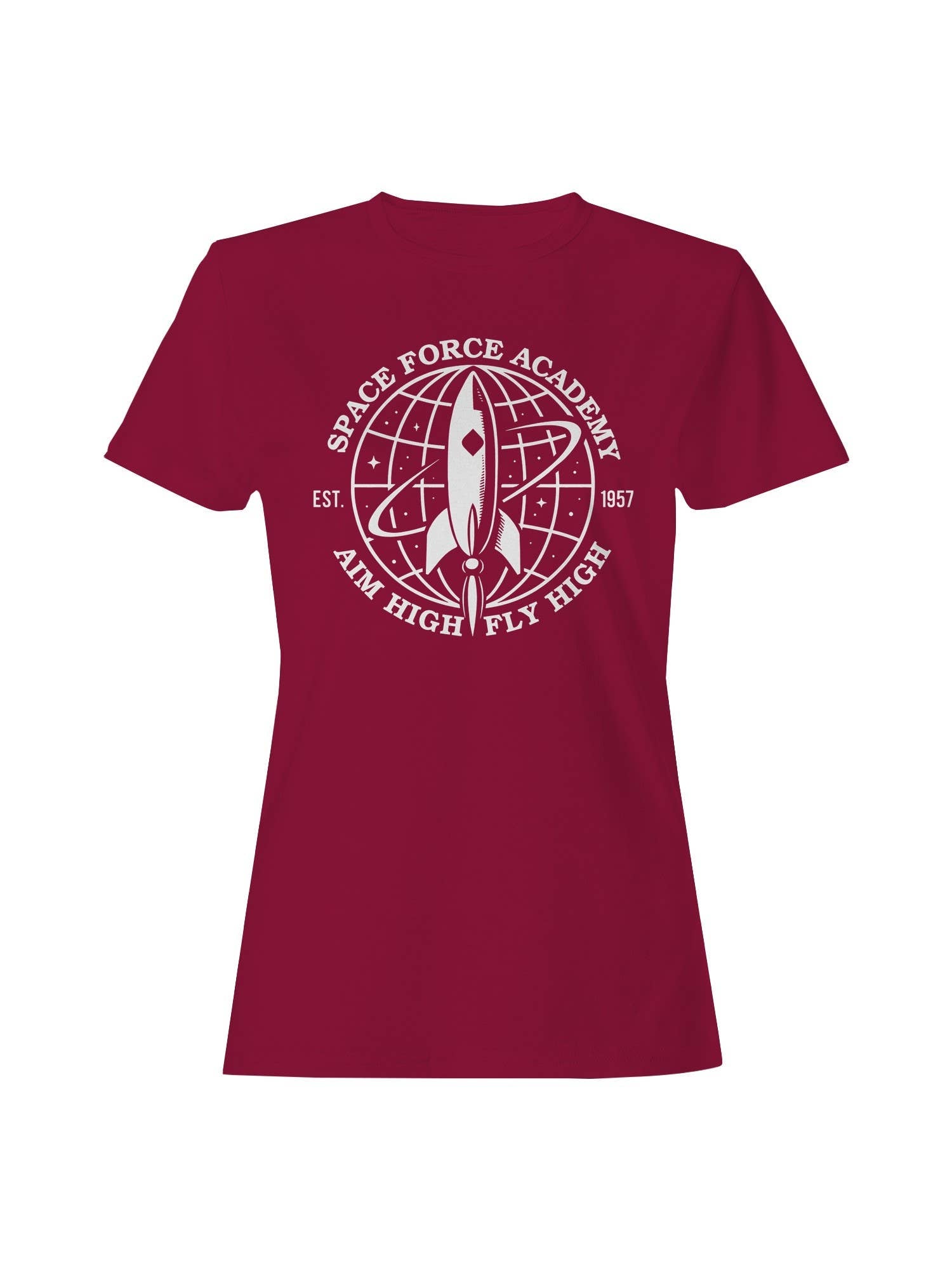 Space Force Academy Rocket Emblem Women's T-Shirt Hoodie, Sweatshirt | PodTeesHub.com