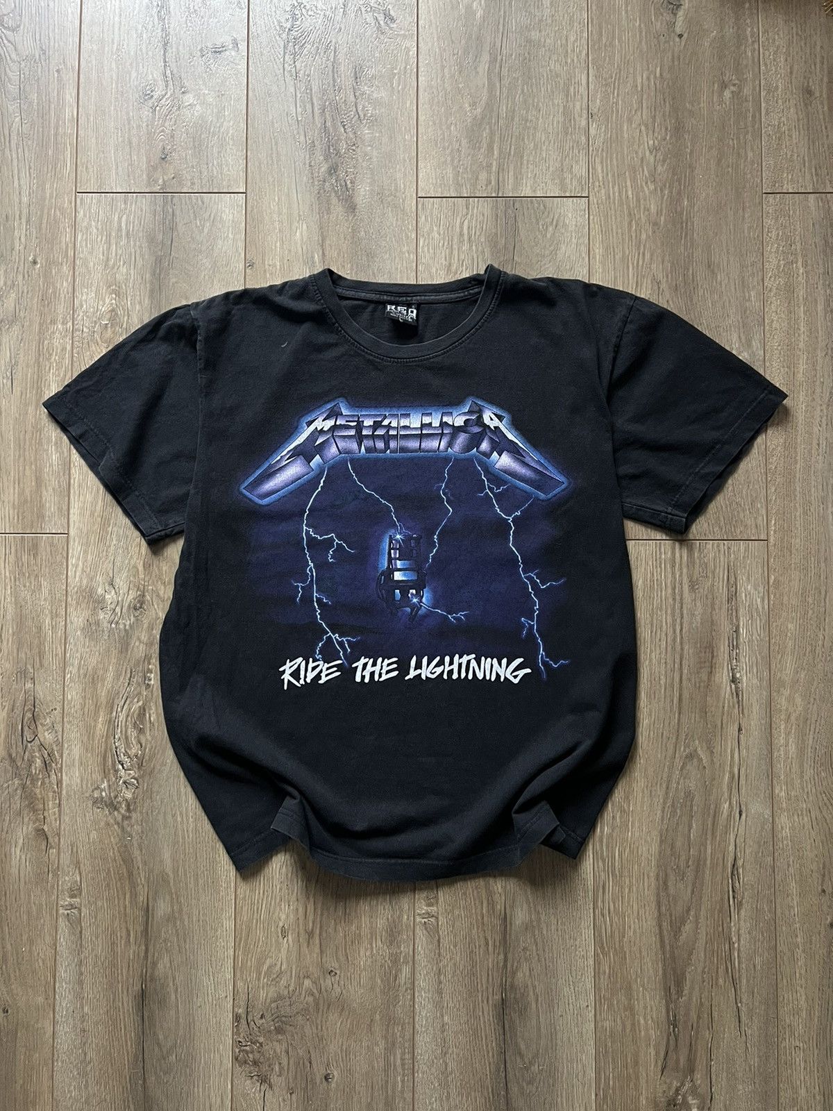 Vintage Metallica Ride The Lightning Tee Hoodie, Sweatshirt | PodTeesHub.com