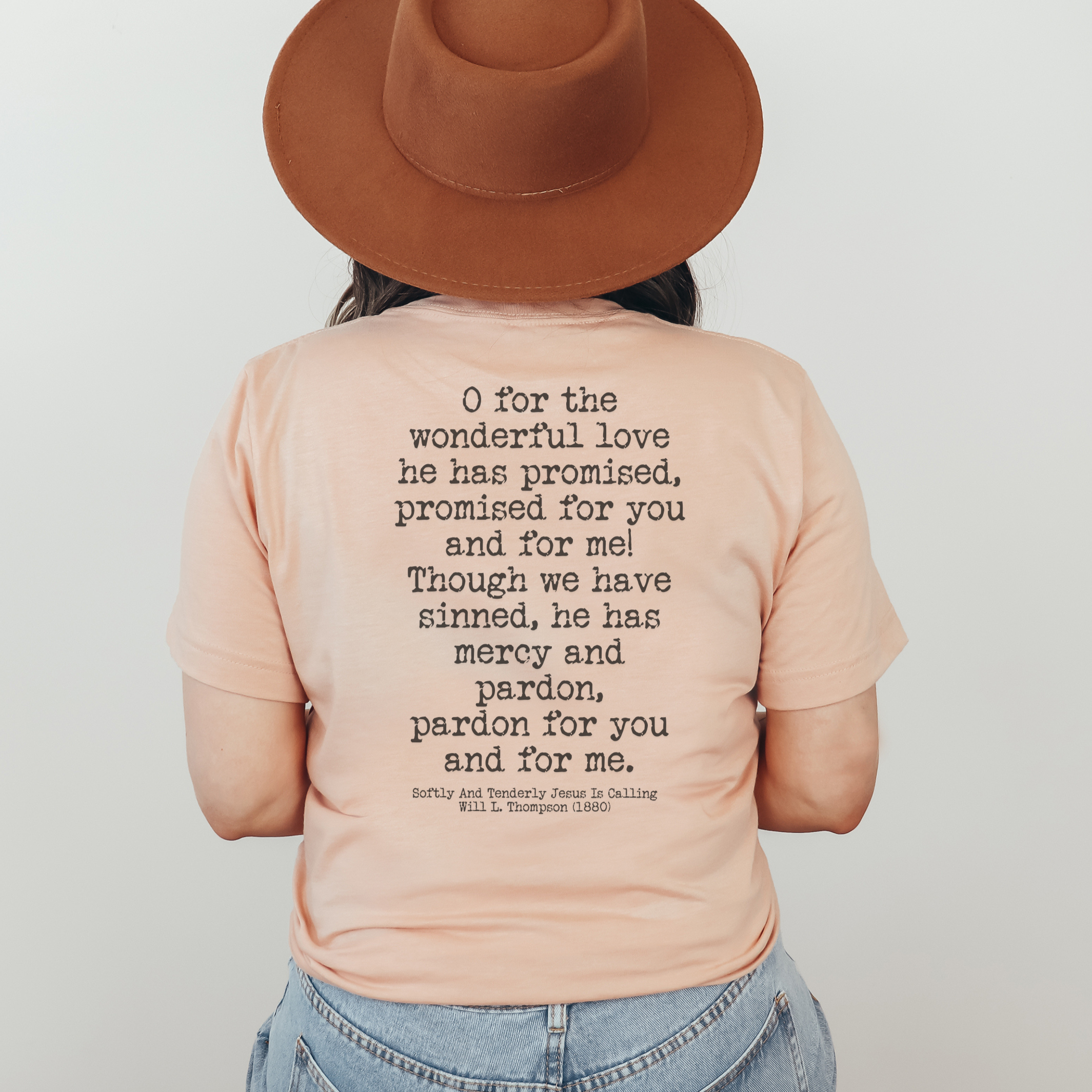 Wonderful Love (Jesus Is Calling) Hymn Tee Front and Back Hoodie, Sweatshirt | PodTeesHub.com