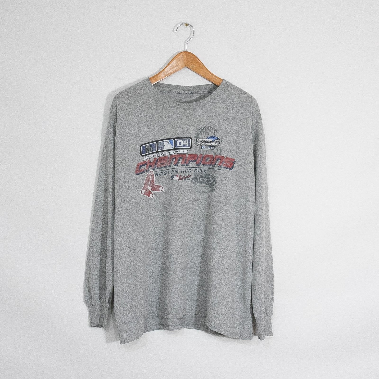 Vintage Y2k Boston Red Sox World Series Champions Tee Xl Hoodie, Sweatshirt | PodTeesHub.com