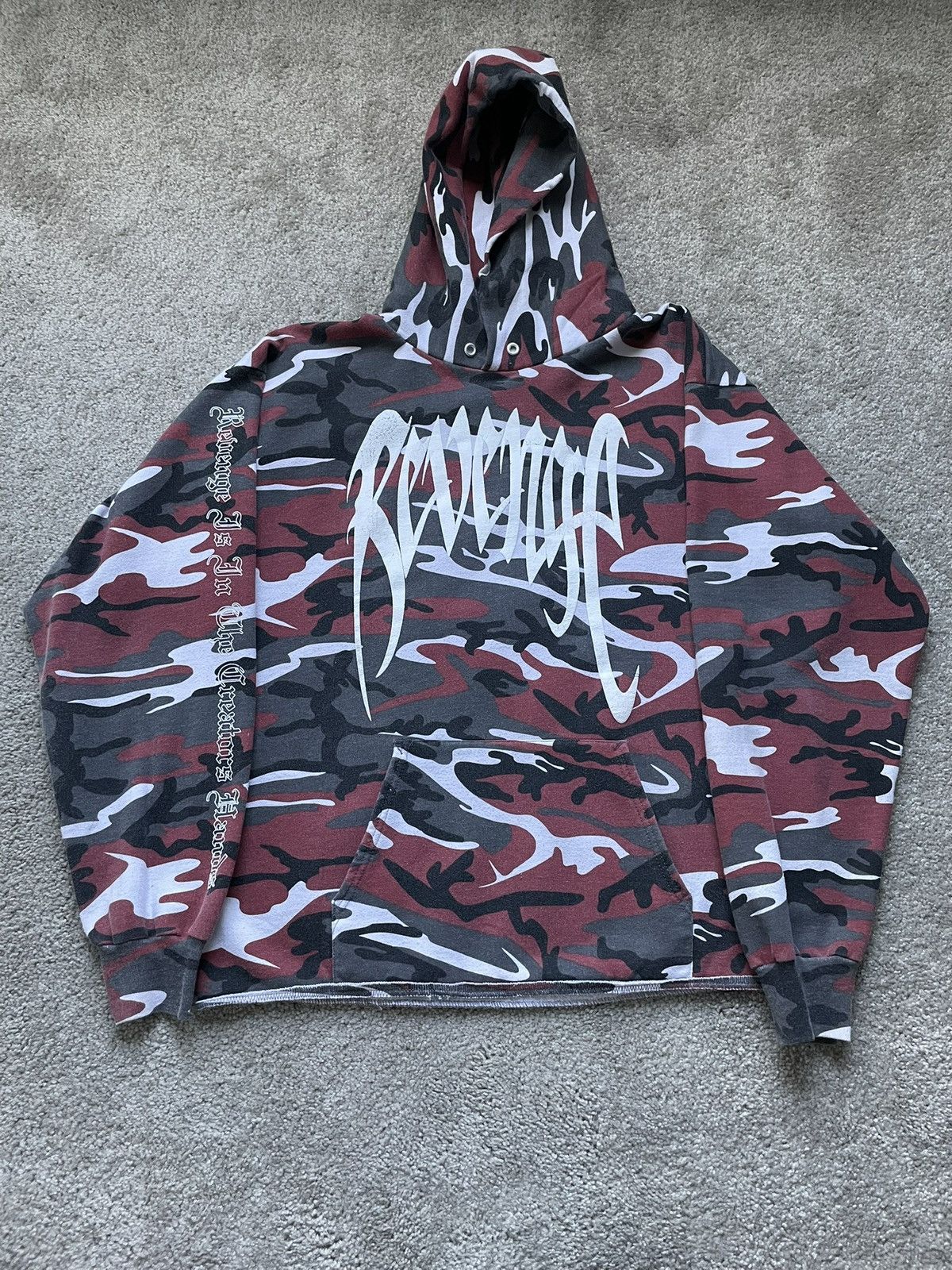 Revenge Burn Camo Hoodie T-Shirts, Sweatshirt | PodTeesHub.com