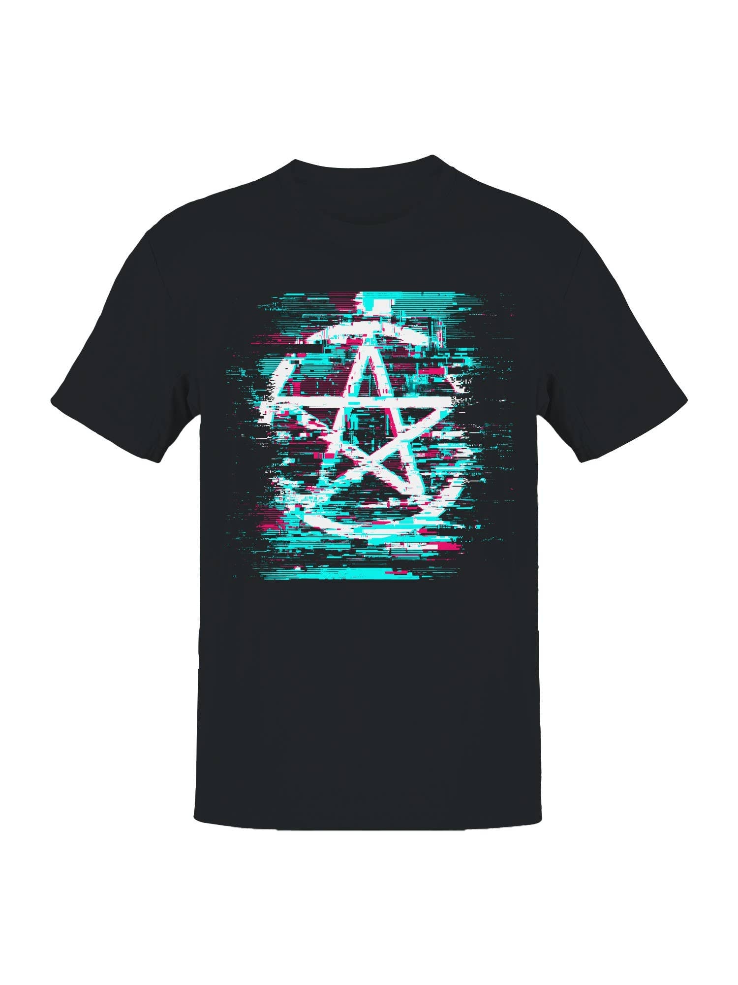 Glitch Anarchist Symbol Art Men's T-Shirt Hoodie, Sweatshirt | PodTeesHub.com