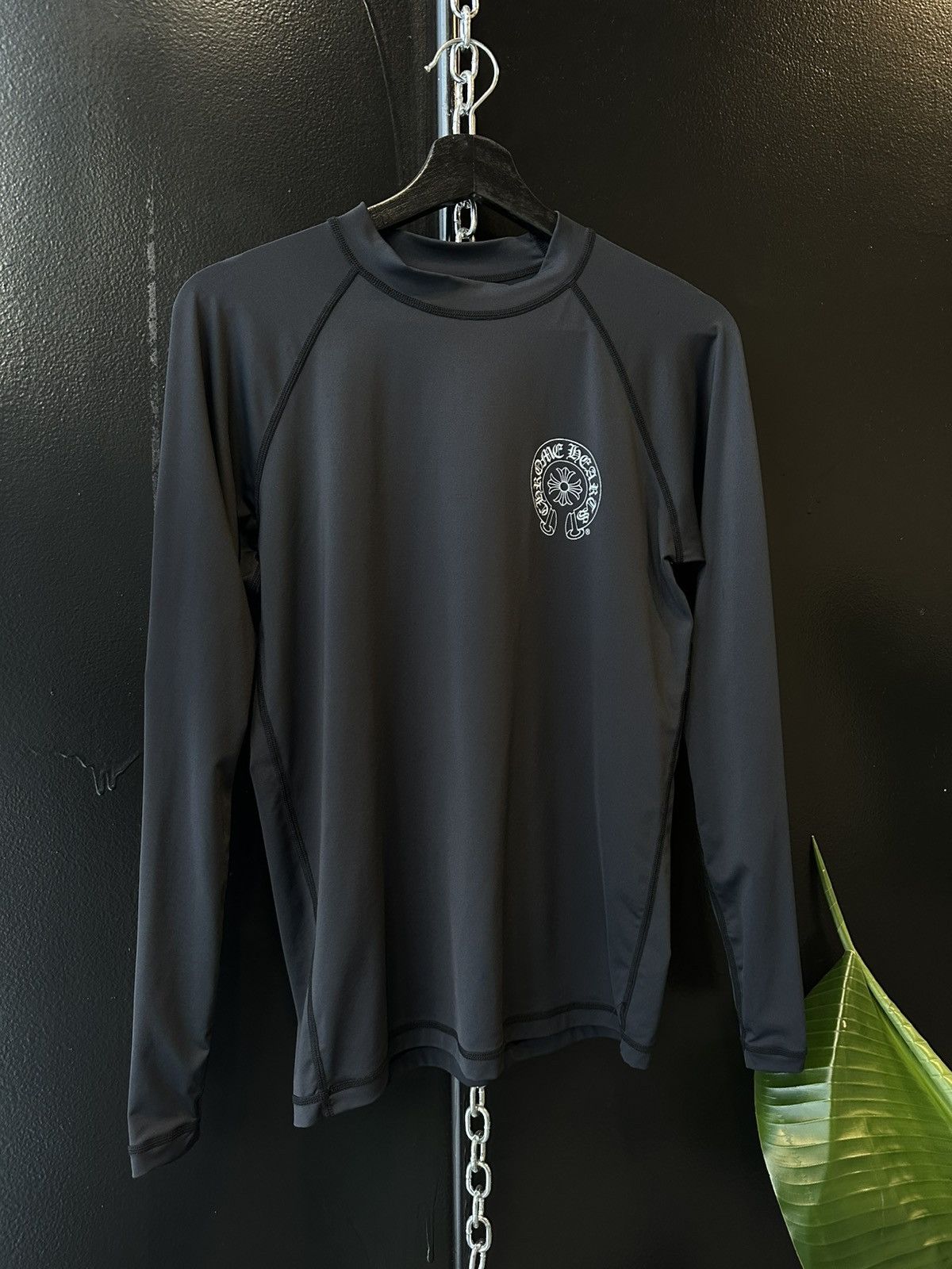 Hearts Chrome Hearts Horseshoe Compression Long Sleeve Tee Hoodie, Sweatshirt | PodTeesHub.com