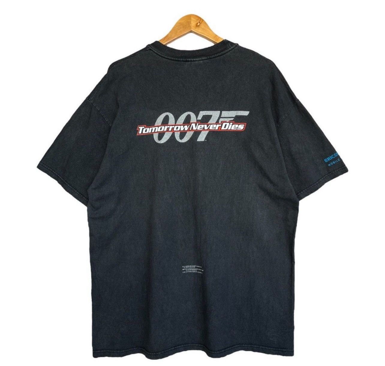 Vintage 007 Tomorrow Never Dies Video Game Promo Tee Xl Hoodie, Sweatshirt | PodTeesHub.com