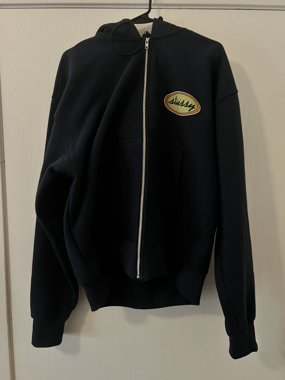 Stussy Workshop Oval Zip Hooded Sweatshirt T-Shirts, Hoodie | PodTeesHub.com