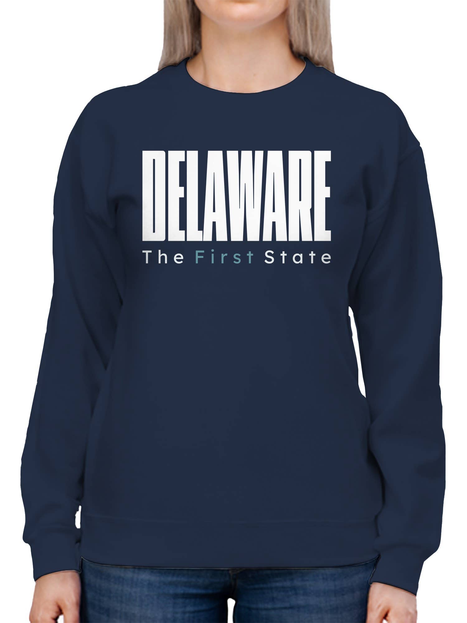 Delaware First State Women's Sweatshirt T-Shirts, Hoodie | PodTeesHub.com