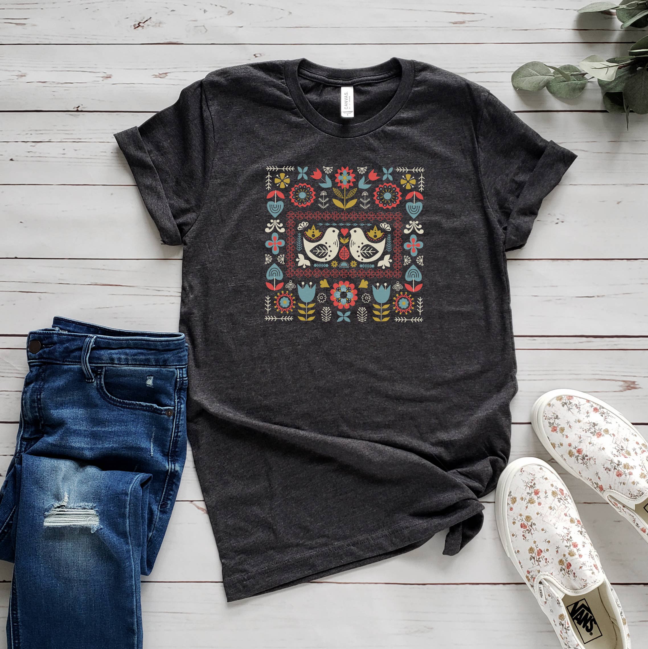 Scandinavian Square Tee | Christmas | Sizes XS-2XL Hoodie, Sweatshirt | PodTeesHub.com