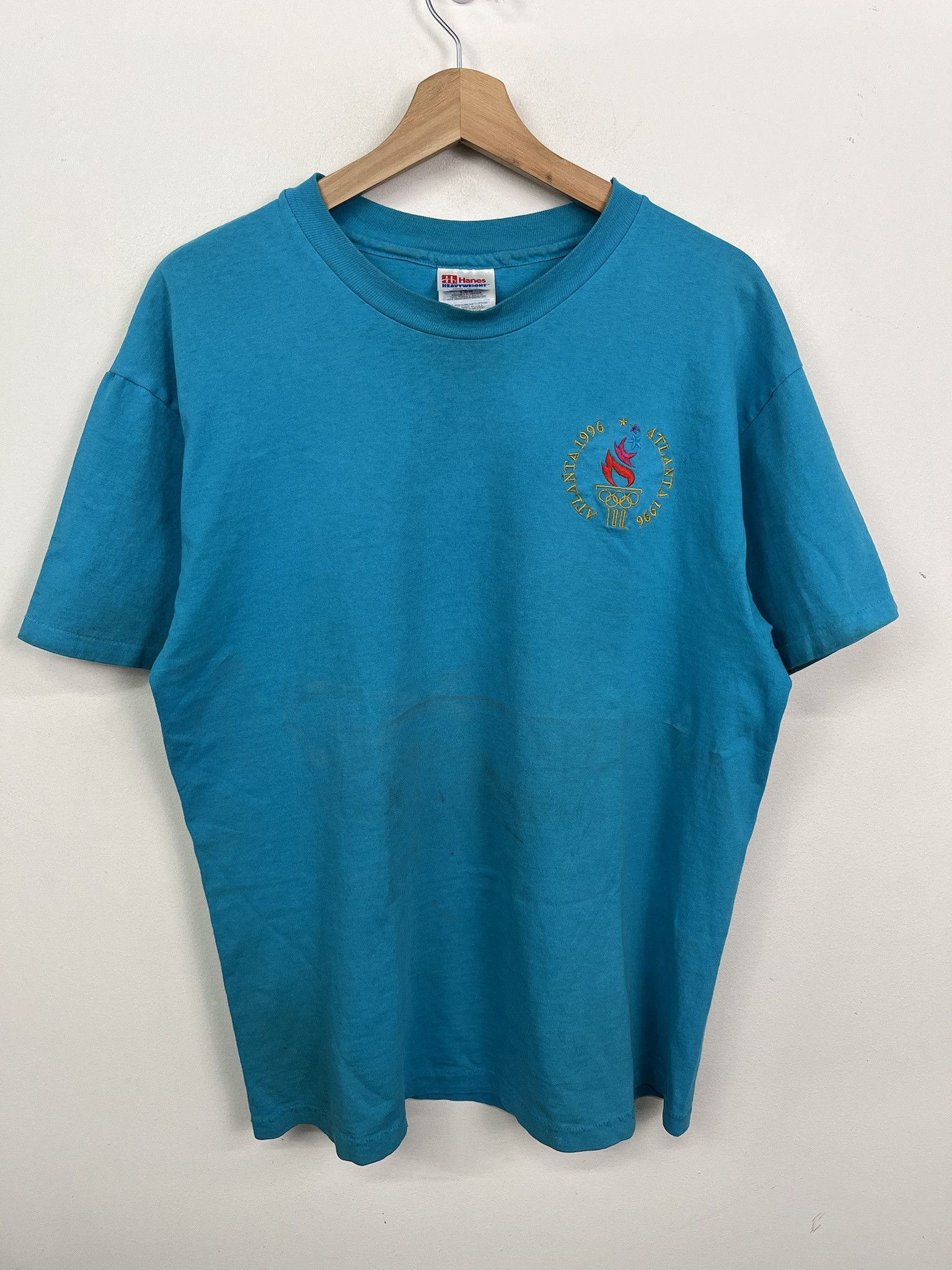 Vintage Shirt 1996 Atlanta Olympics Single Stitch Shirt Size L T-Shirts, Hoodie, Sweatshirt