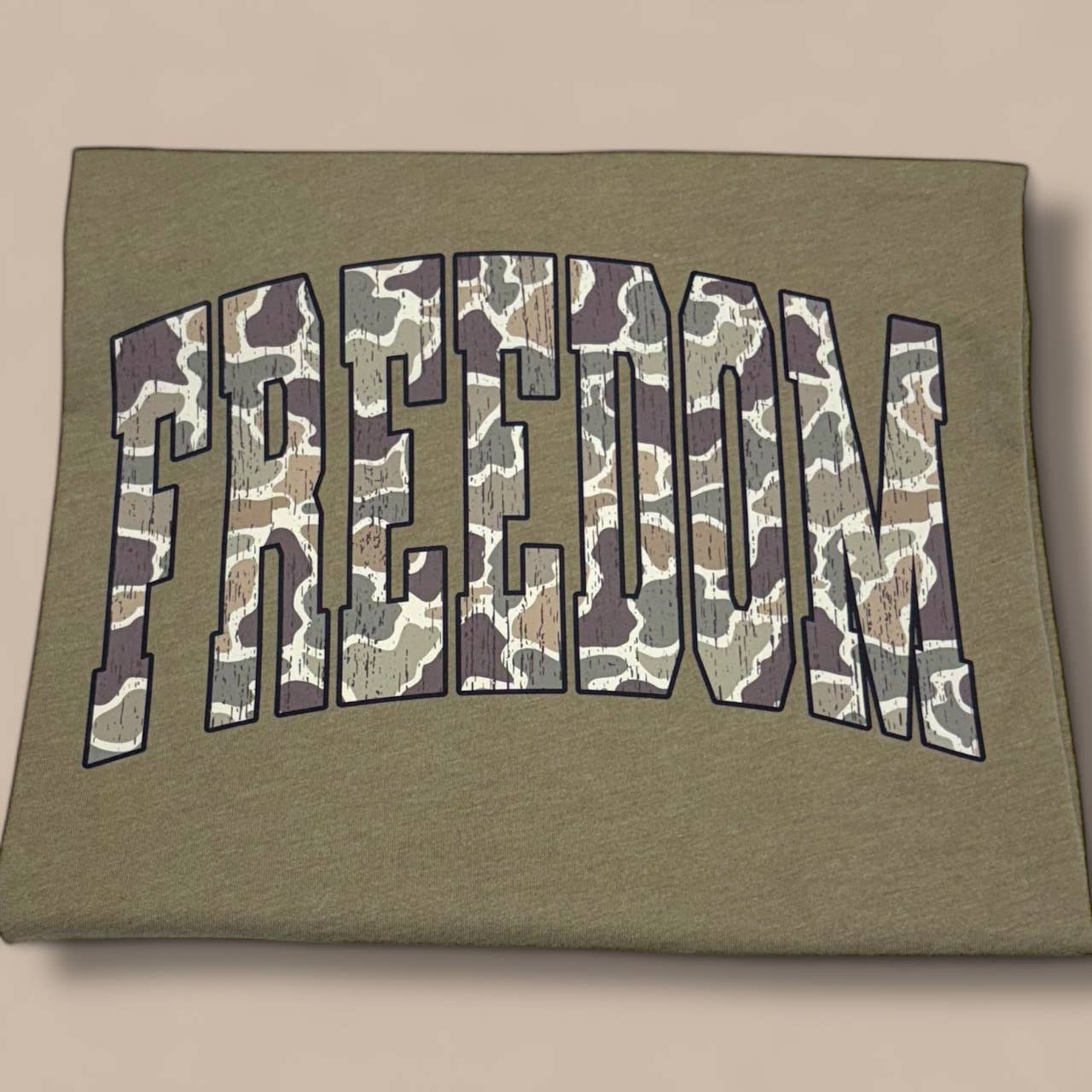 Freedom Camo Heather Olive T-Shirt Hoodie, Sweatshirt | PodTeesHub.com