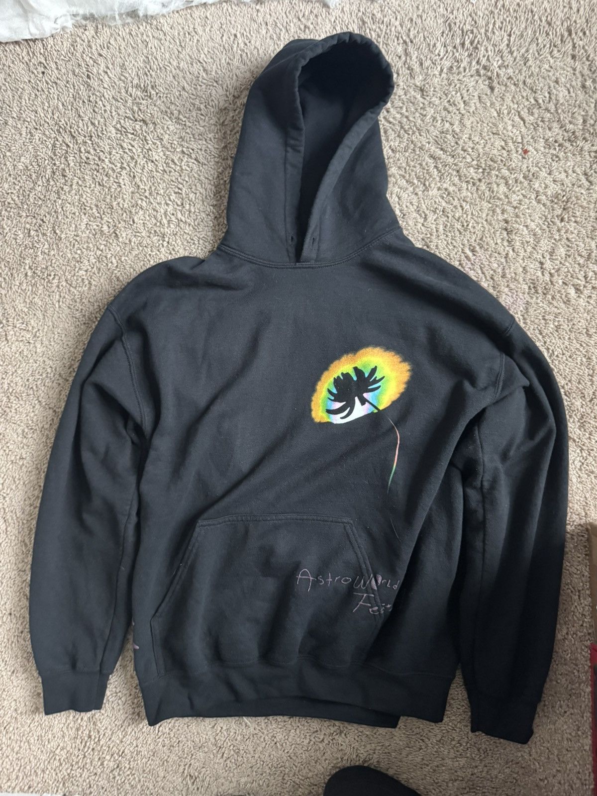 Scott Travis Scott Astroworld 2021 Fest Hoodie Size L T-Shirts, Sweatshirt | PodTeesHub.com