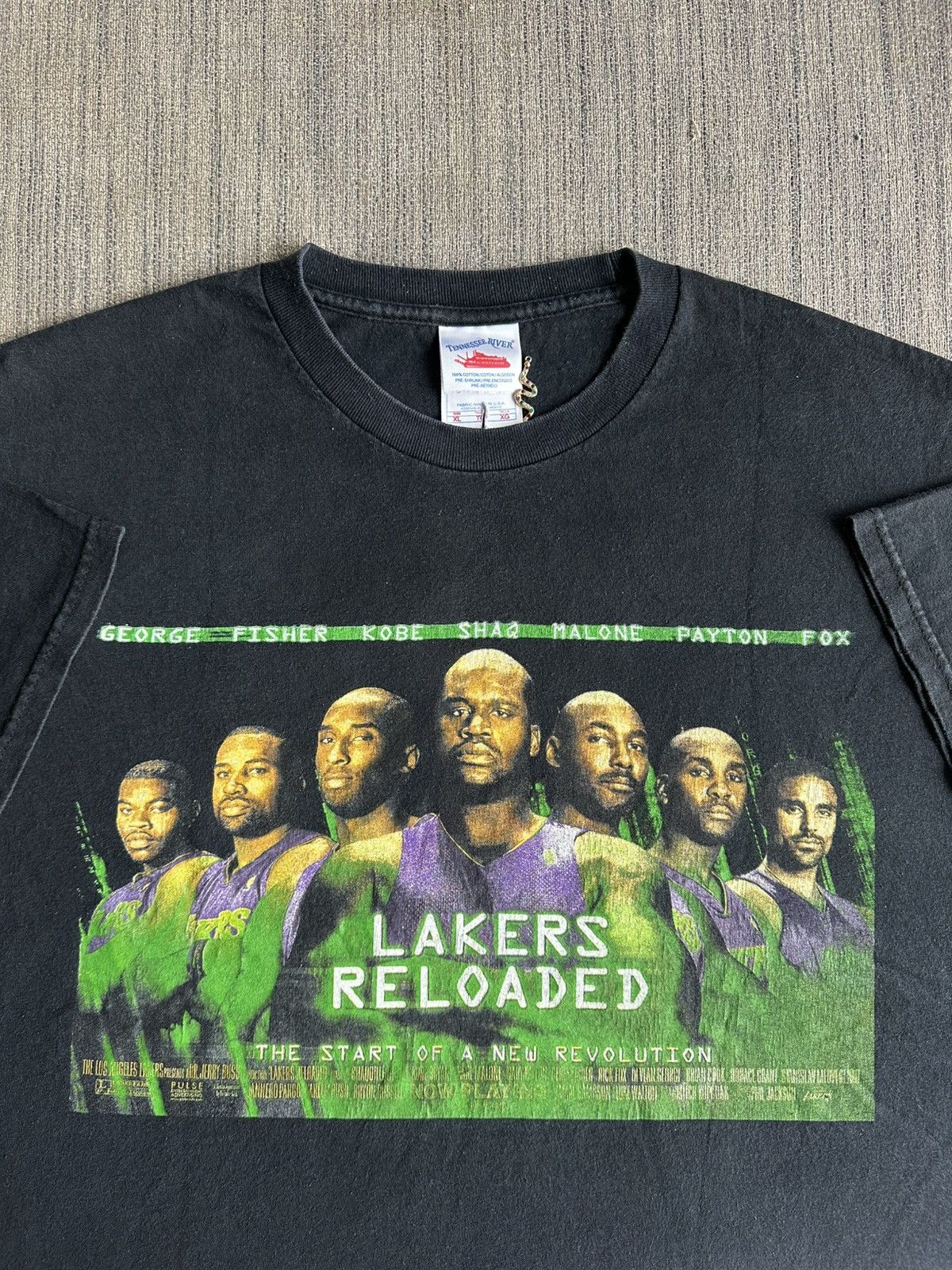 Vintage La Lakers Nba The Matrix Reloaded Movie Usa Raptees T-Shirts, Hoodie, Sweatshirt | PodTeesHub.com