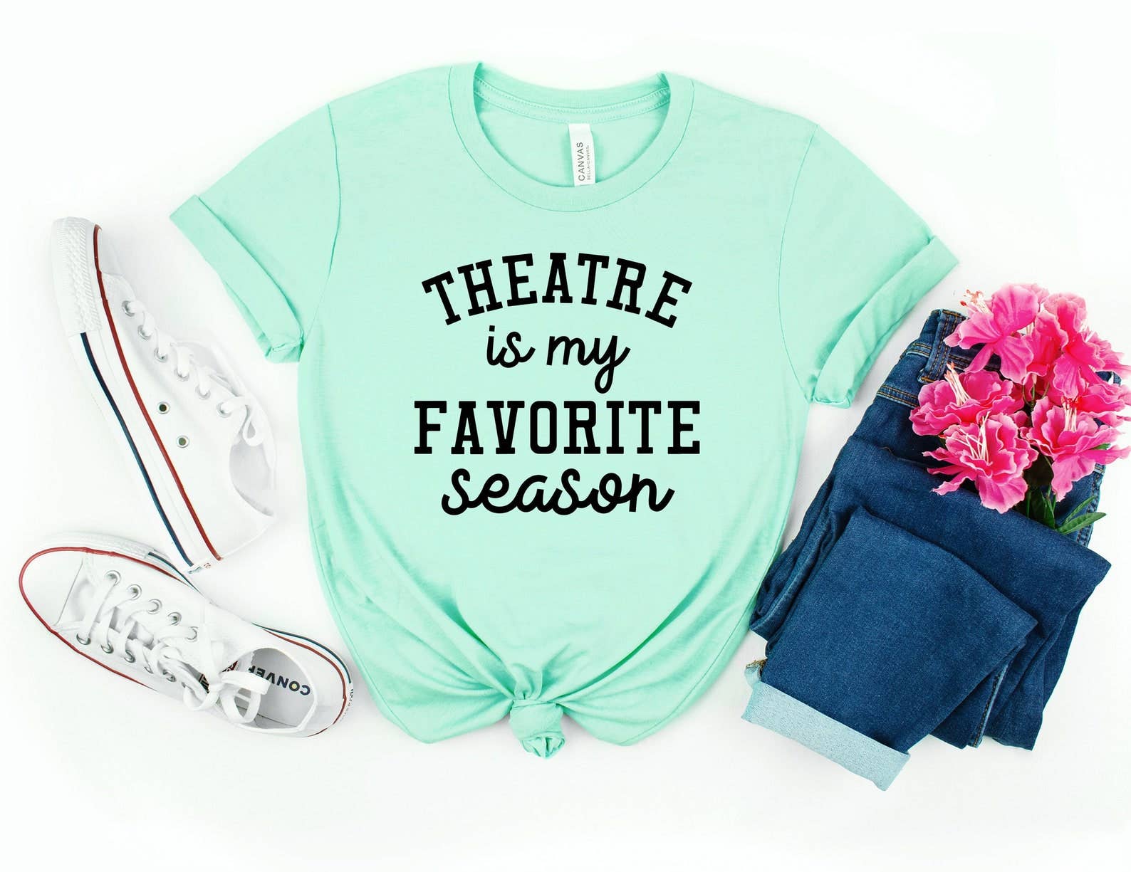 Theatre Is My Favorite Season T-Shirt Hoodie, Sweatshirt | PodTeesHub.com