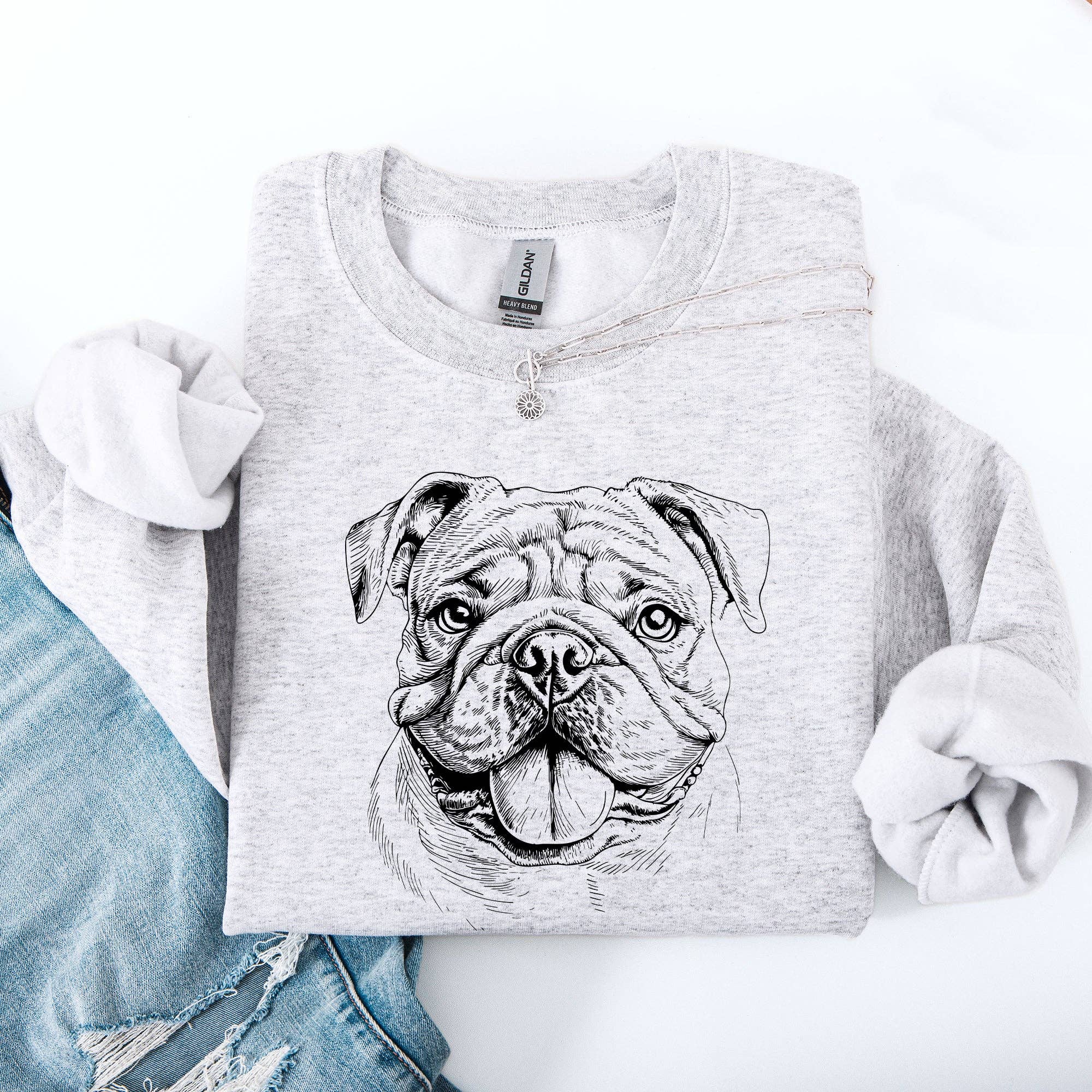 English Bulldog, Pet, Dog Breed Sweatshirt T-Shirts, Hoodie | PodTeesHub.com