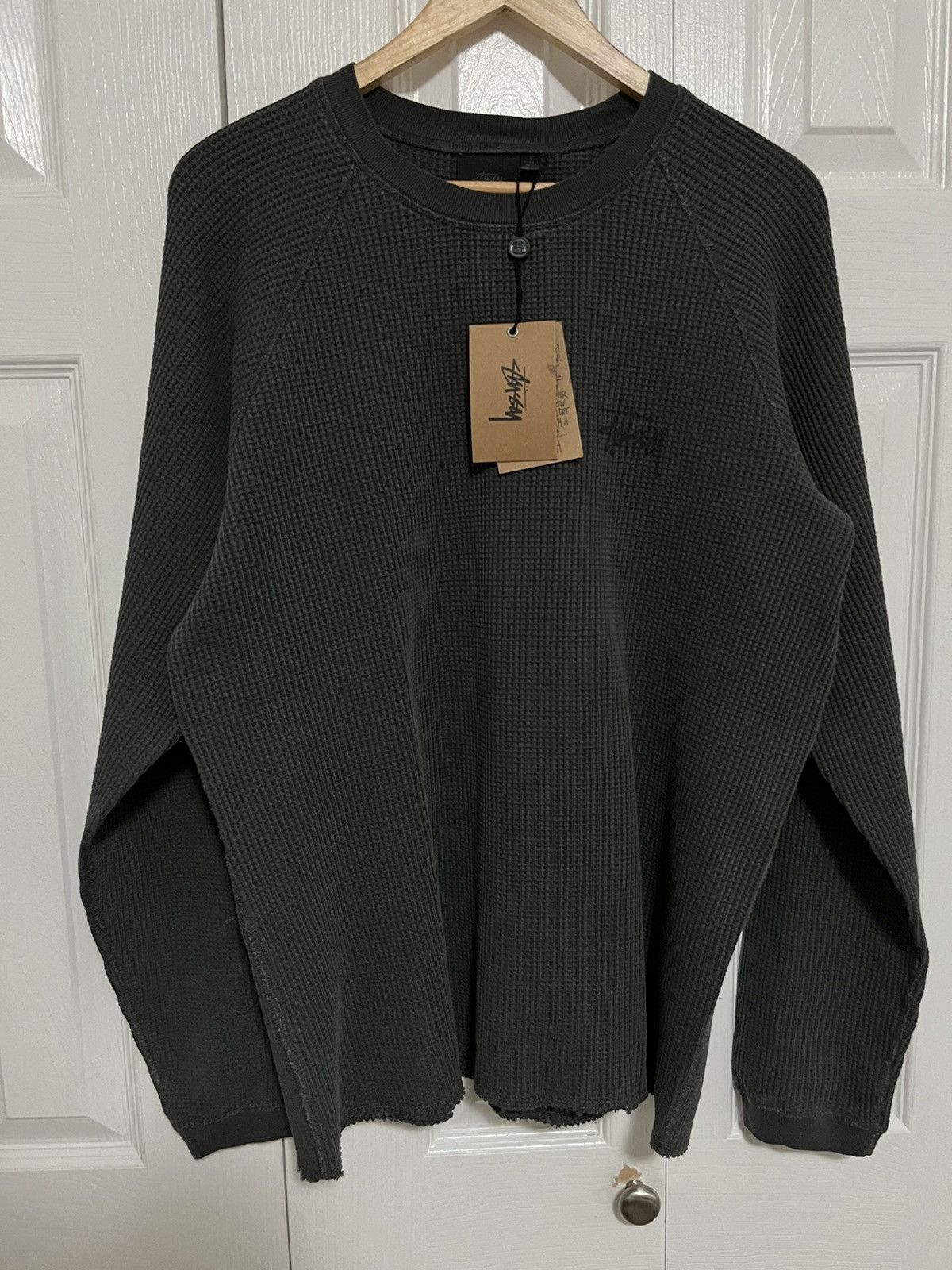 Stussy Washed Raglan Thermal T-Shirts, Hoodie, Sweatshirt | PodTeesHub.com