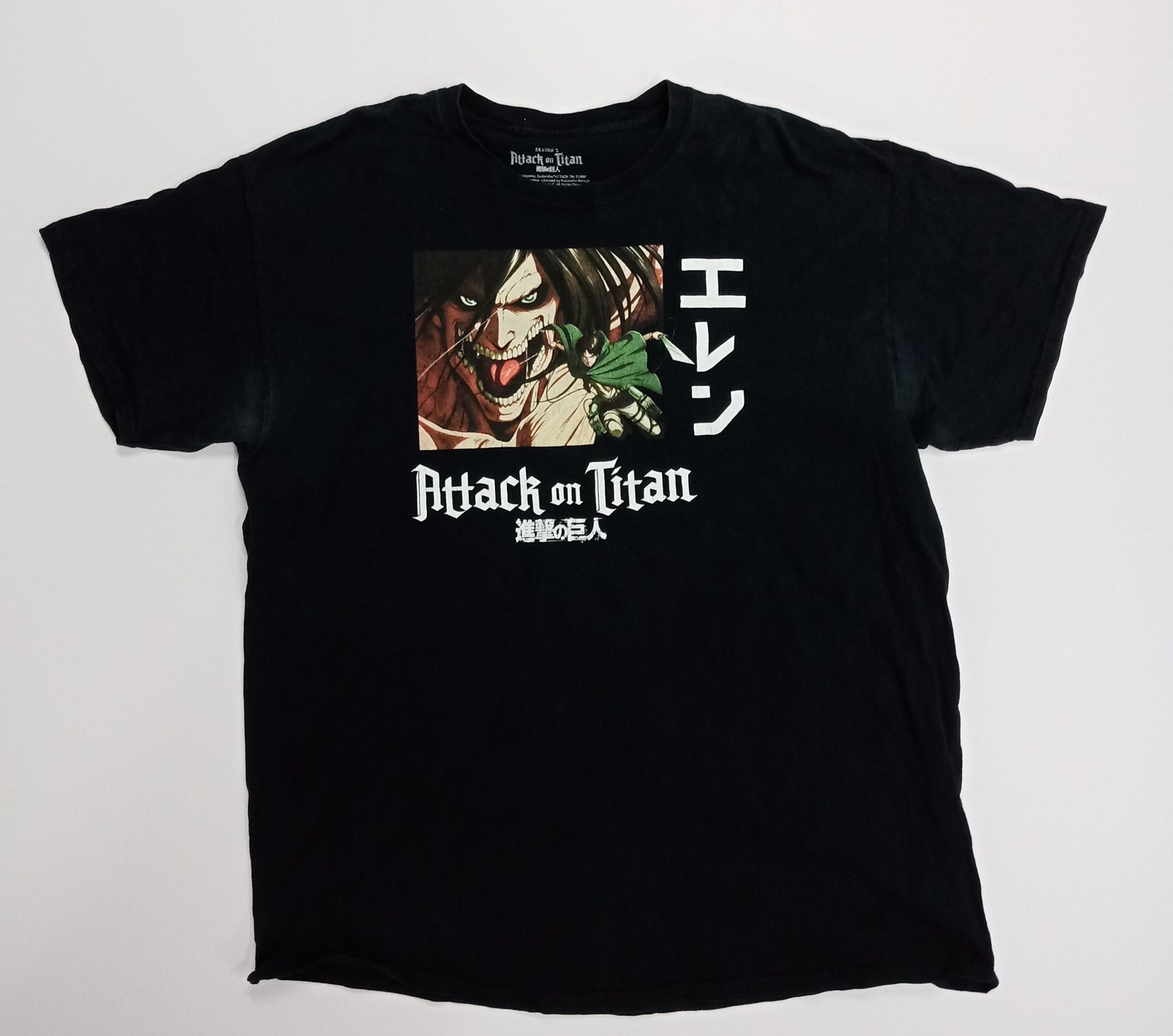 Japanese Brand X Vintage Attack On Titan A T-Shirts, Hoodie, Sweatshirt | PodTeesHub.com