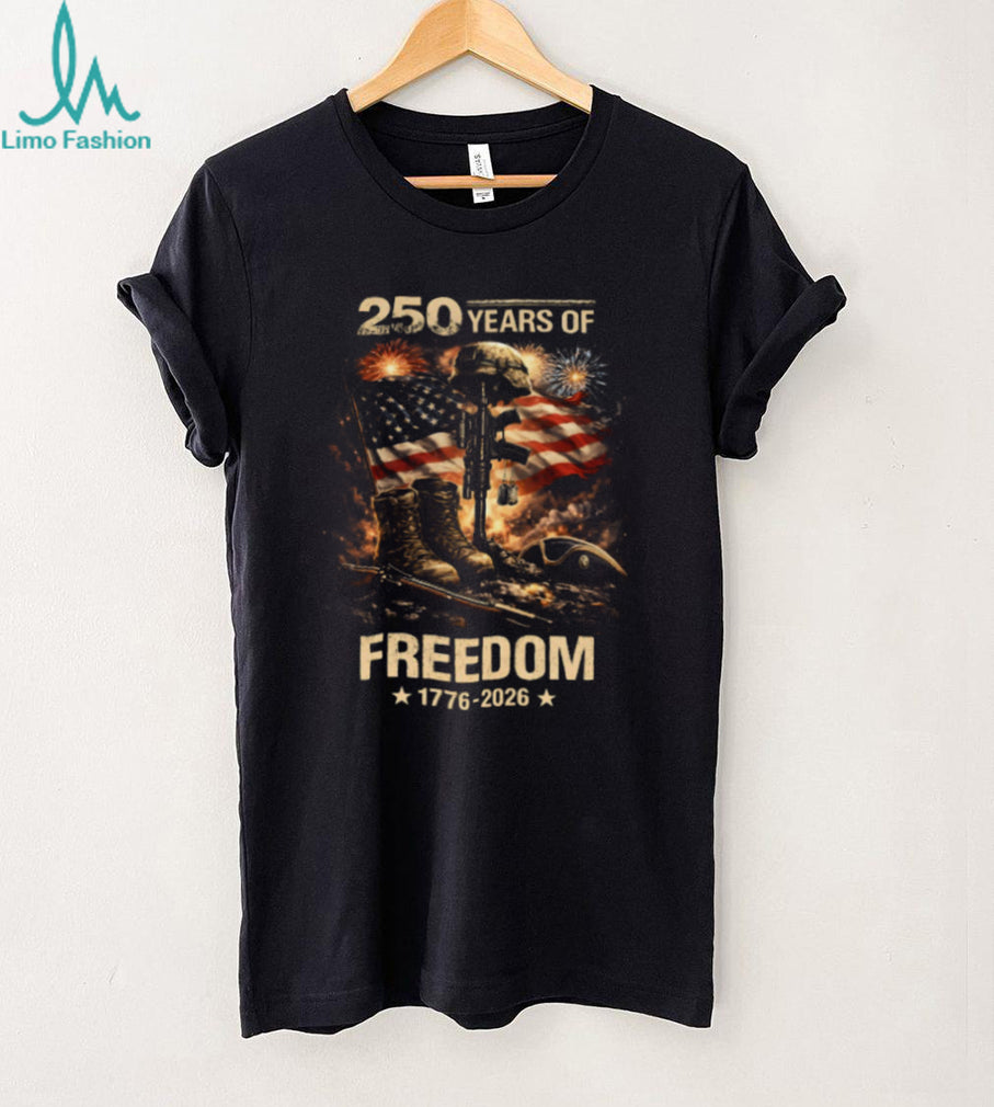250 Years Of Freedom 1776 Military Veterans Shirt
