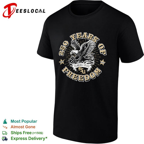 250 Years of Freedom 1776 2026 Florida State FSU American Eagle Patriotic shirt