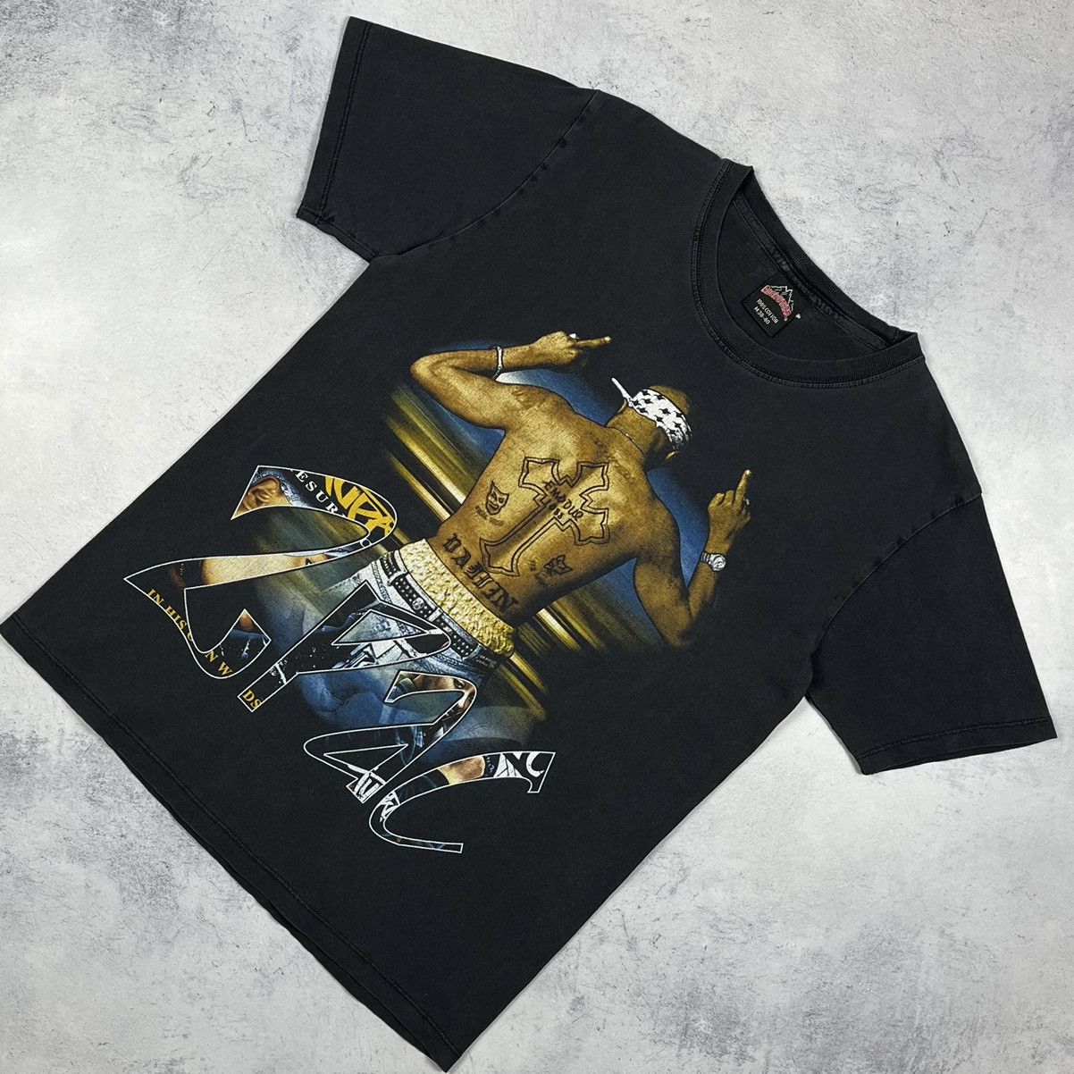 Rap Tees Vintage 2pac Tupac Shakur Faded Rap Tee 90 S Hoodie, Sweatshirt | PodTeesHub.com