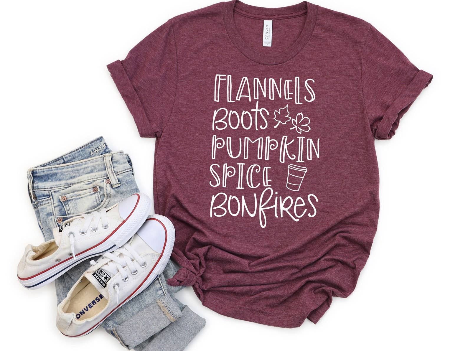 Flannels Boots Pumpkin Spice Bonfires T-Shirt Hoodie, Sweatshirt | PodTeesHub.com