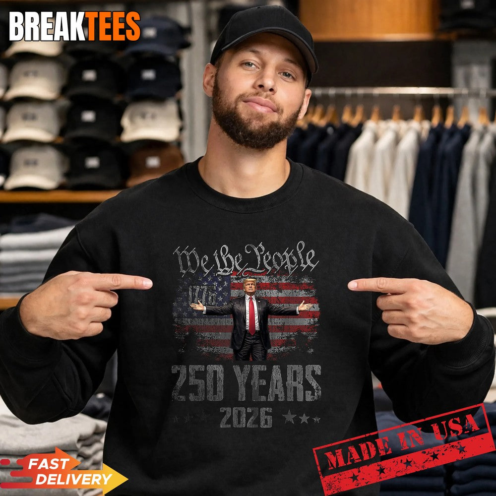 250th Anniversary USA Patriotic Eagle Trump T-Shirt