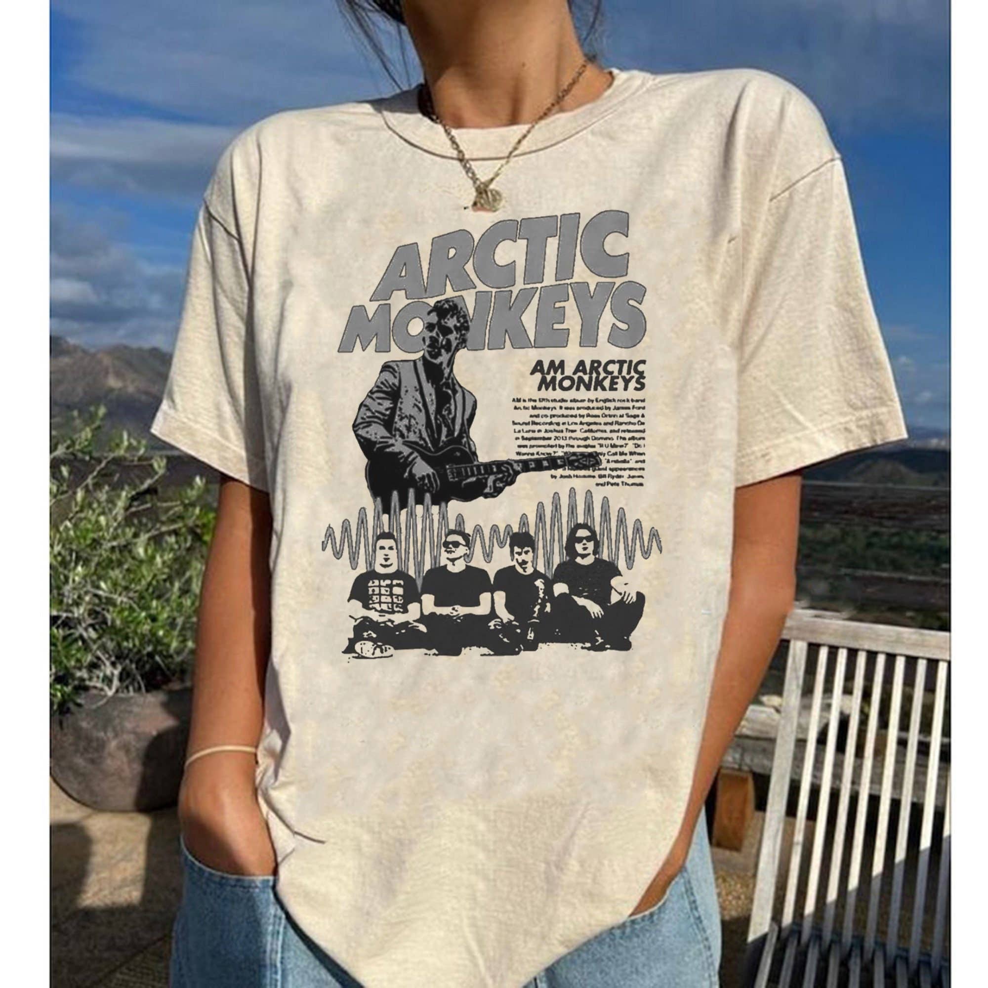 Arctic Monkeys Band Graphic T-Shirt Hoodie, Sweatshirt | PodTeesHub.com