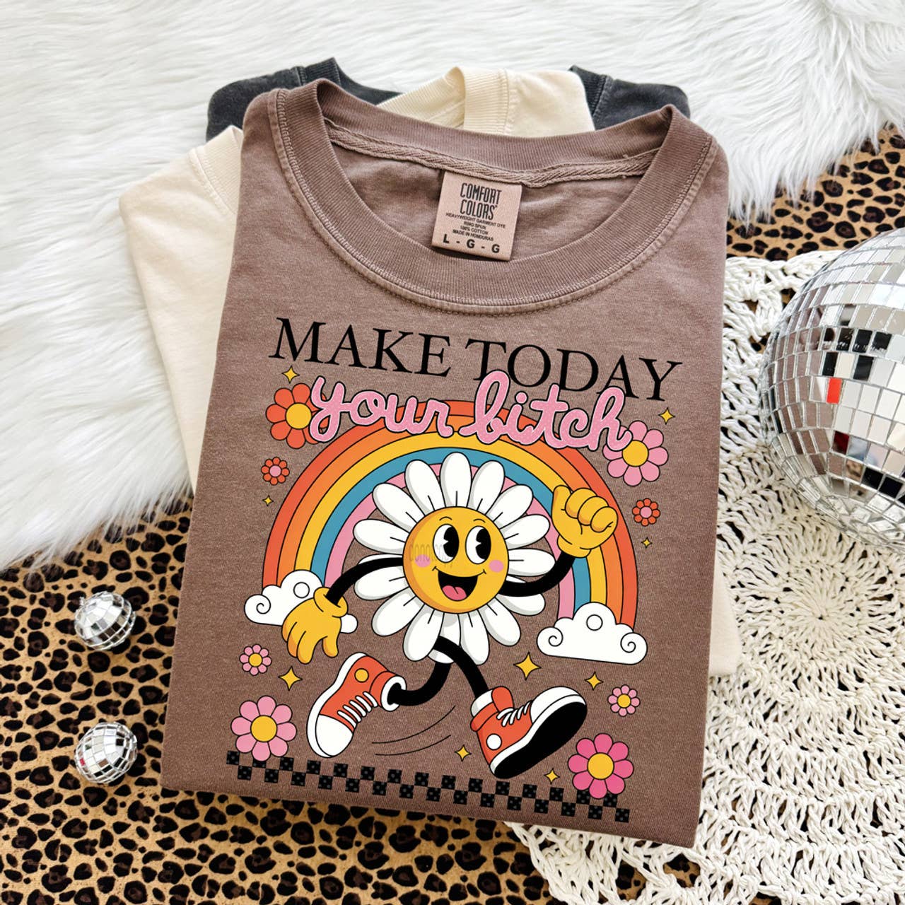 Retro Make Today Your Bitch Tee Hoodie, Sweatshirt | PodTeesHub.com