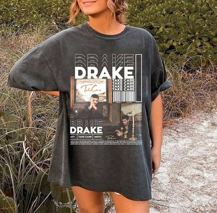 Drake Take Care Vintage Tour Tee Rapper T-Shirt Hoodie, Sweatshirt | PodTeesHub.com