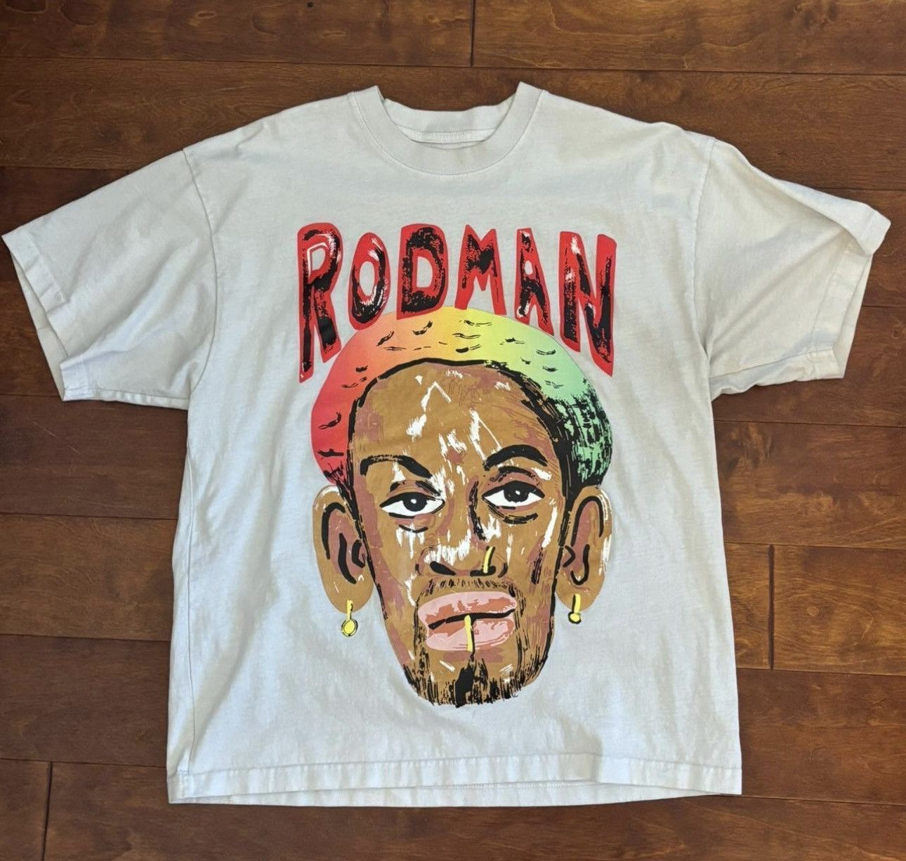 Dennis Rodman Vintage Tee Size Large Hoodie, Sweatshirt | PodTeesHub.com