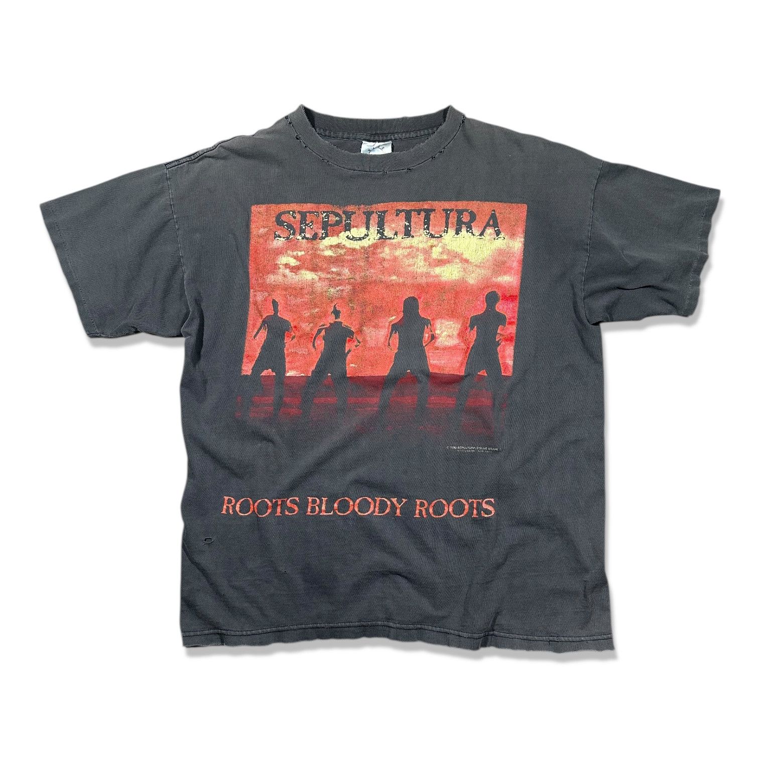 Band Tees 1990s Vintage Sepultura Roots Bloody Roots Shirt Hoodie, Sweatshirt | PodTeesHub.com