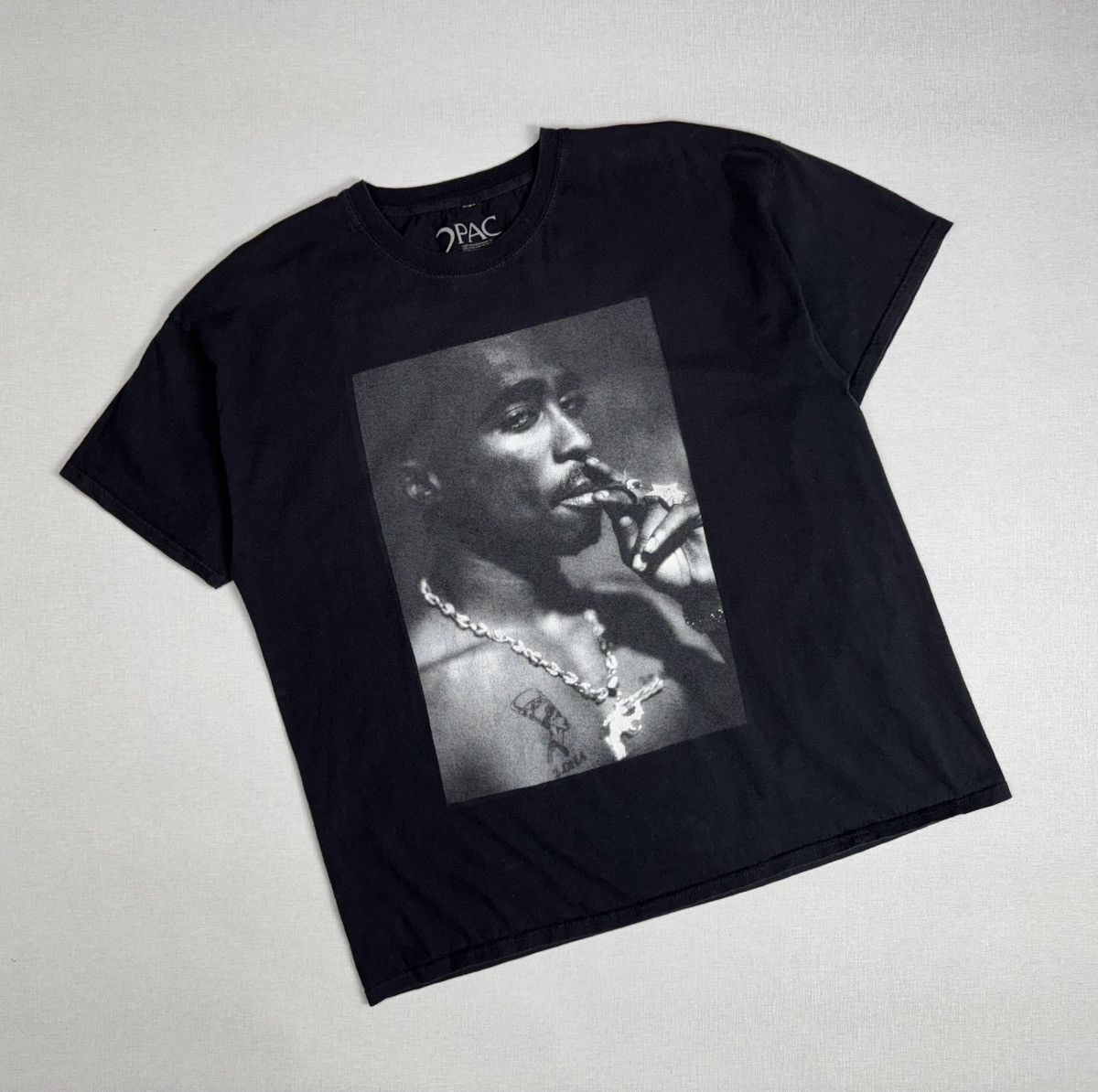 Men S Vintage 2pac Shakur Hip Hop T Shirt Size L Hoodie, Sweatshirt | PodTeesHub.com