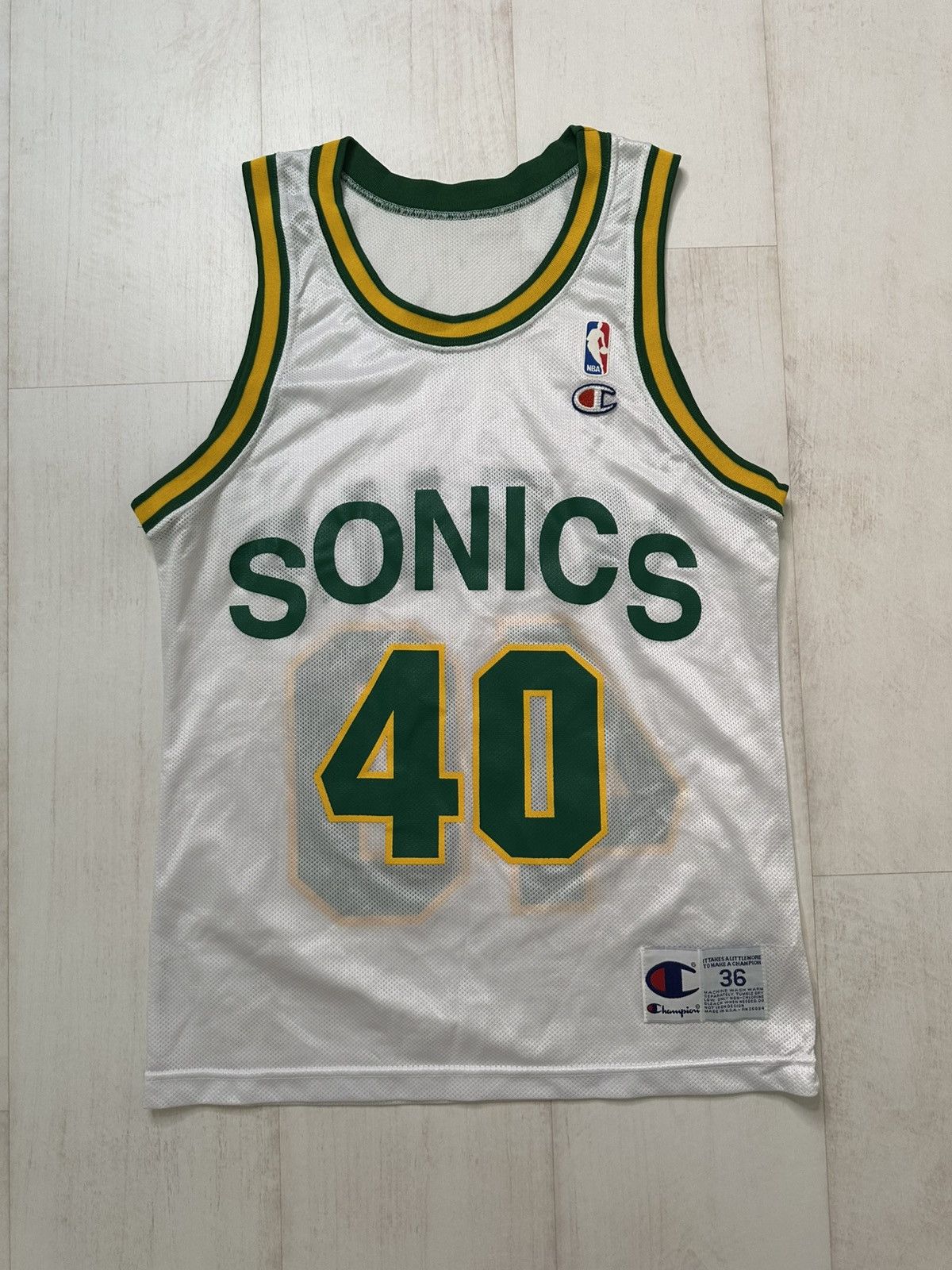 Nba X Vintage Vintage Champion Kemp Sonics T-Shirts, Hoodie, Sweatshirt