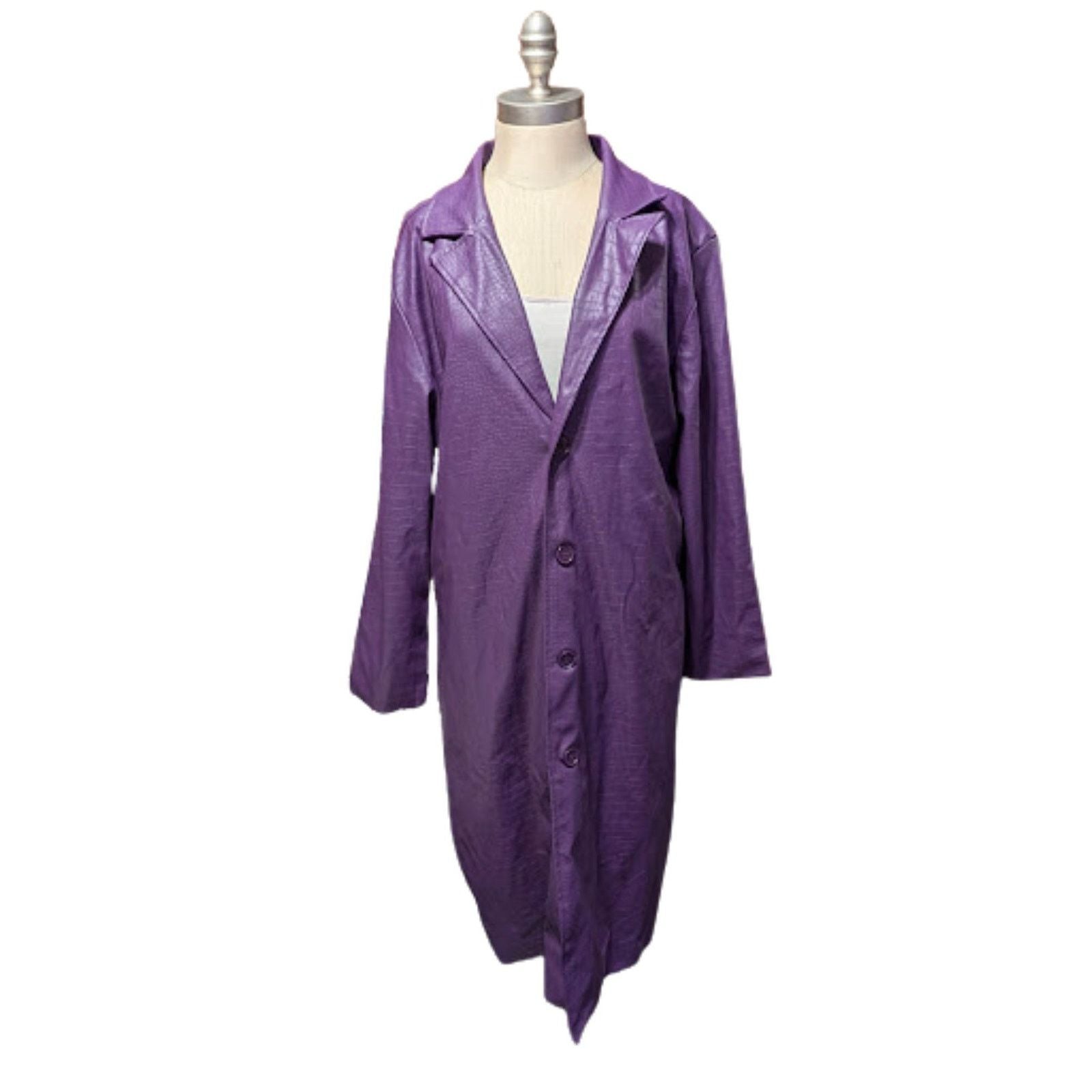 Other Suicide Squad The Joker Cosplay Costume Purple Trench Coat L T-Shirts, Hoodie, Sweatshirt | PodTeesHub.com