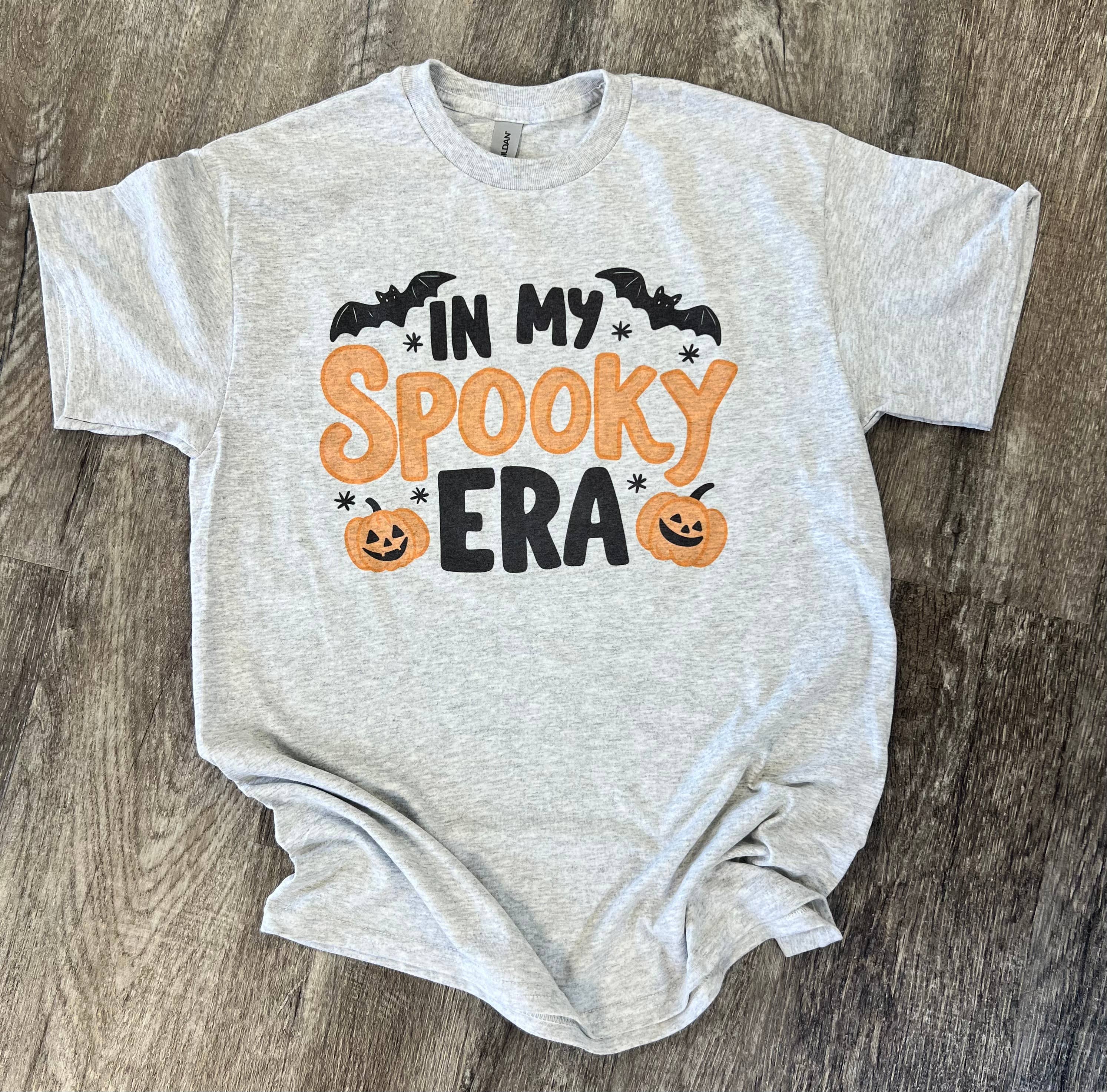 In My Spooky Era On Ash Gray Tee Hoodie, Sweatshirt | PodTeesHub.com