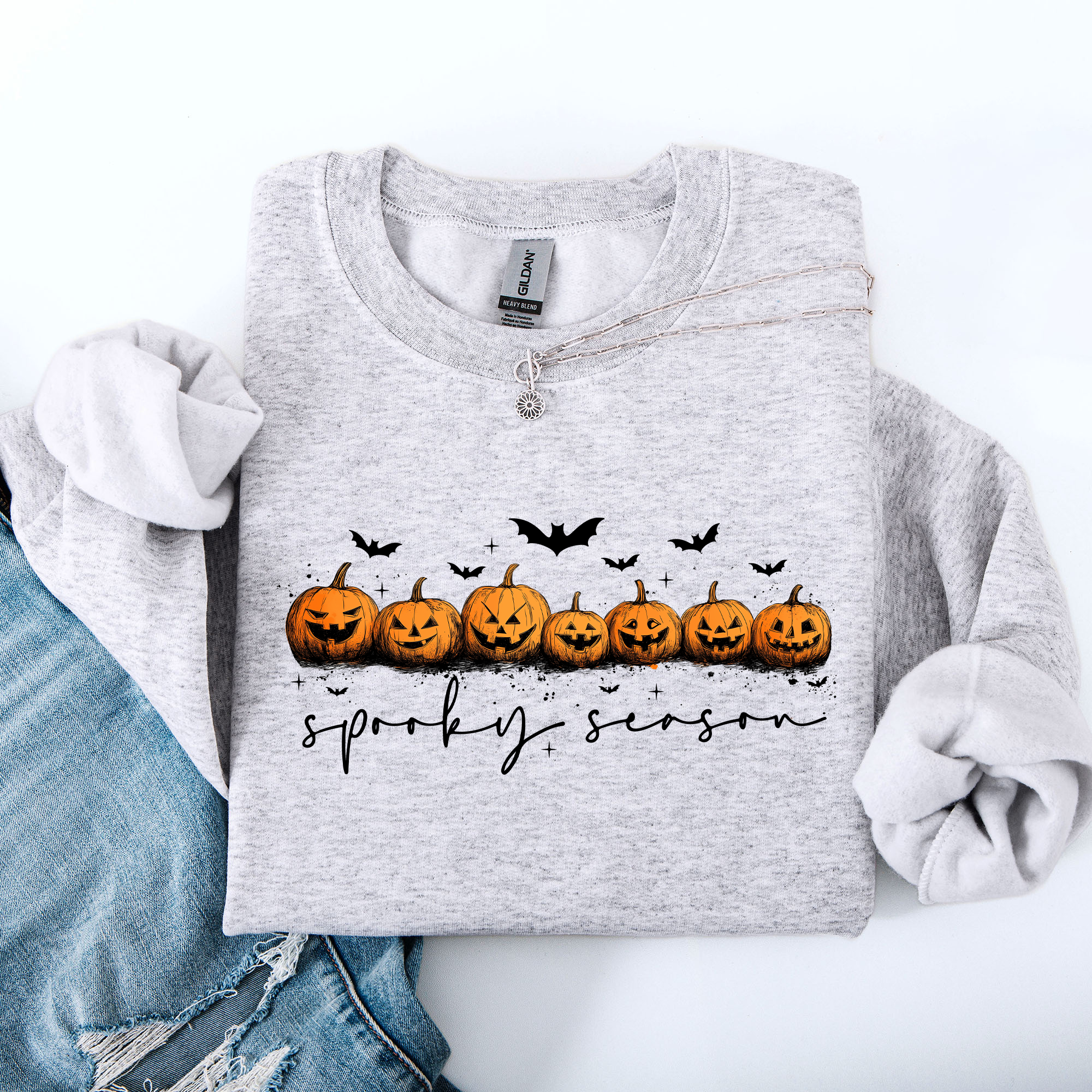 Spooky Season, Pumpkins, Halloween Sweatshirt T-Shirts, Hoodie | PodTeesHub.com