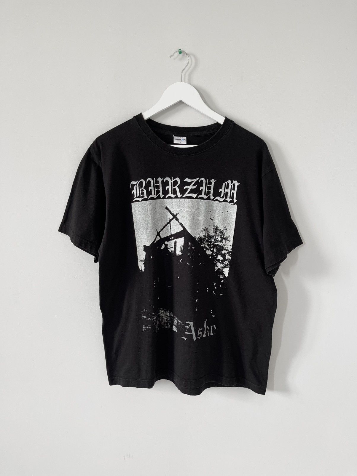 Band Tees Vintage Rare Burzum Aske 90 S Black Metal T Shirt By Sonar Hoodie, Sweatshirt | PodTeesHub.com
