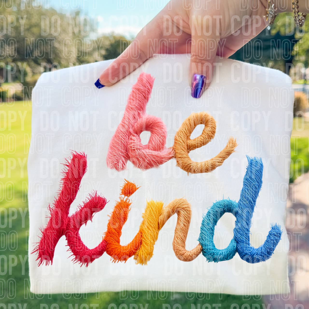 Be Kind Faux Yarn Tee Hoodie, Sweatshirt | PodTeesHub.com