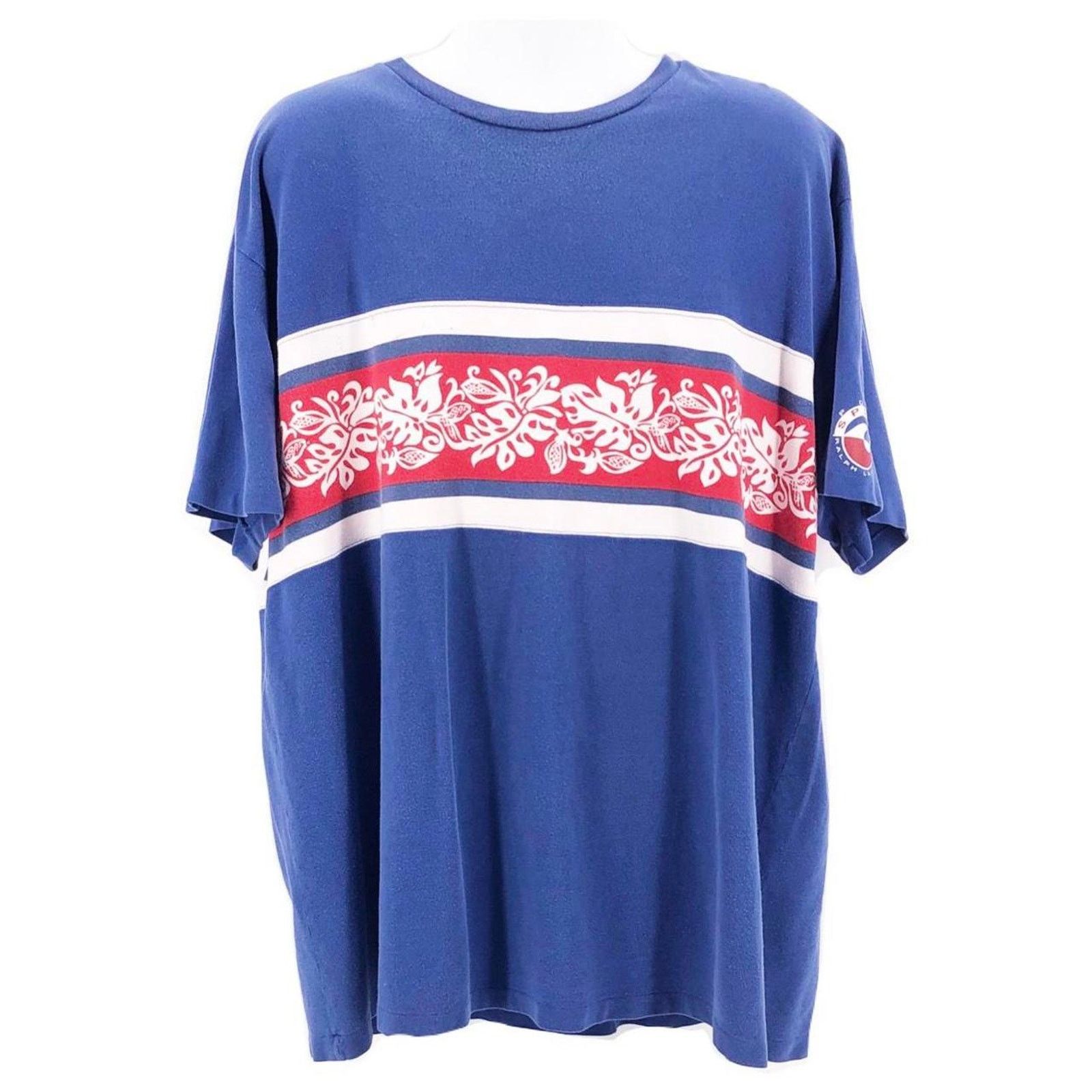 Vintage 90s Polo Sport Tropical Chest Stripe Shirt 1990s Vintage Hoodie, Sweatshirt | PodTeesHub.com