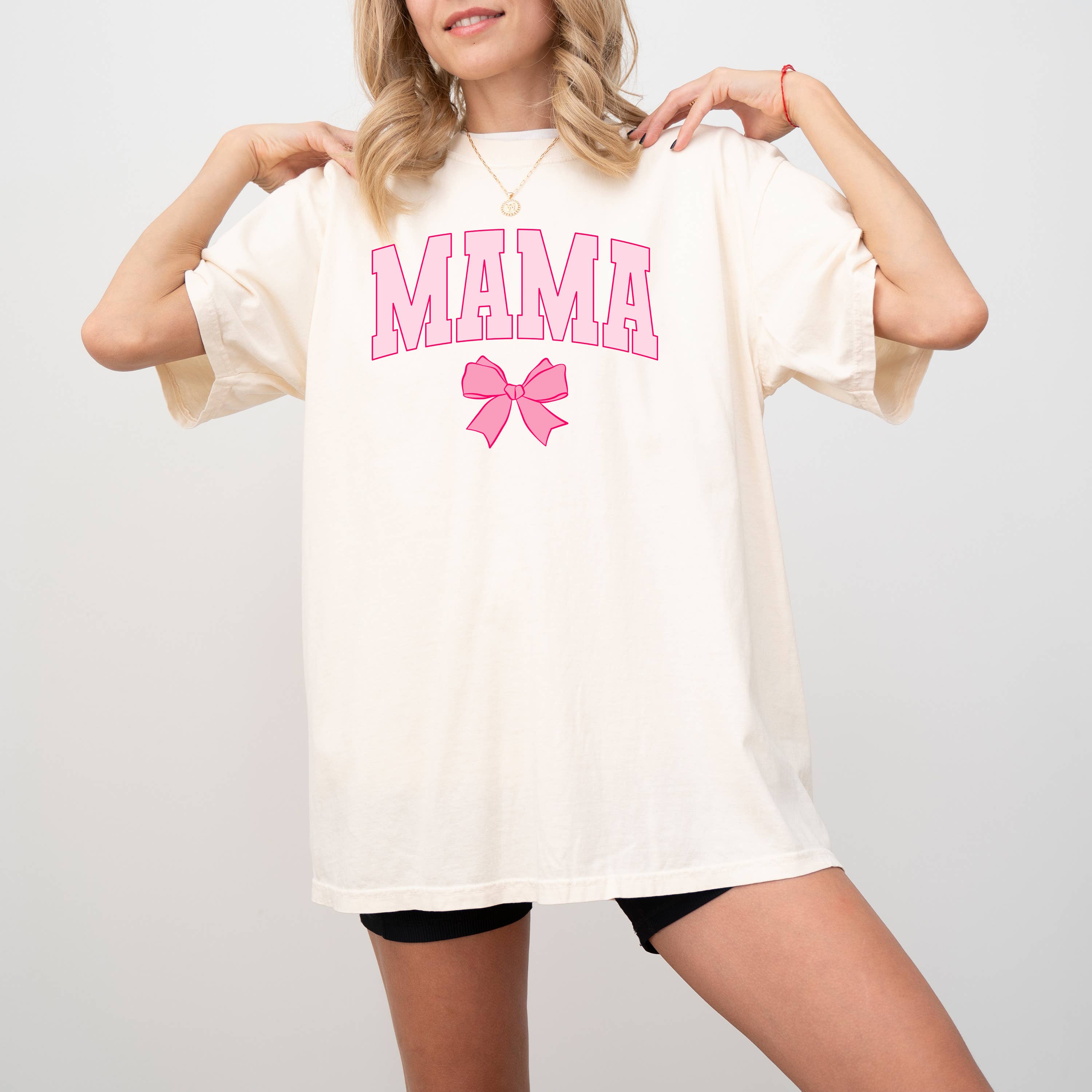 Mama Valentines, Mama Bow Shirt, Graphic Apparel Hoodie, Sweatshirt | PodTeesHub.com