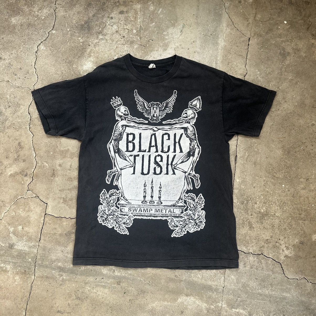 Vintage Black Tusk Swamp Metal T Shirt Hoodie, Sweatshirt | PodTeesHub.com