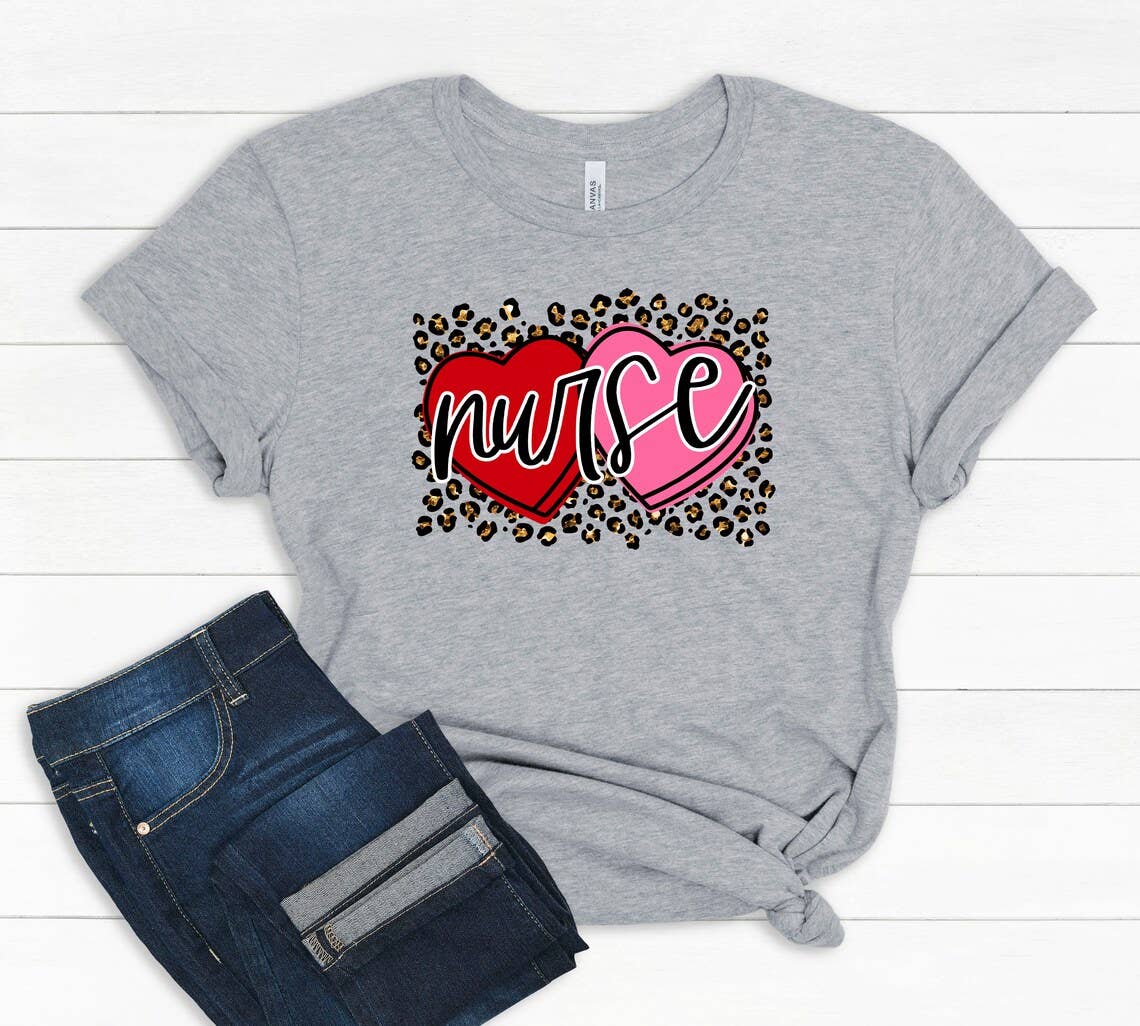 Nurse Valentines Day T-Shirt Hoodie, Sweatshirt | PodTeesHub.com