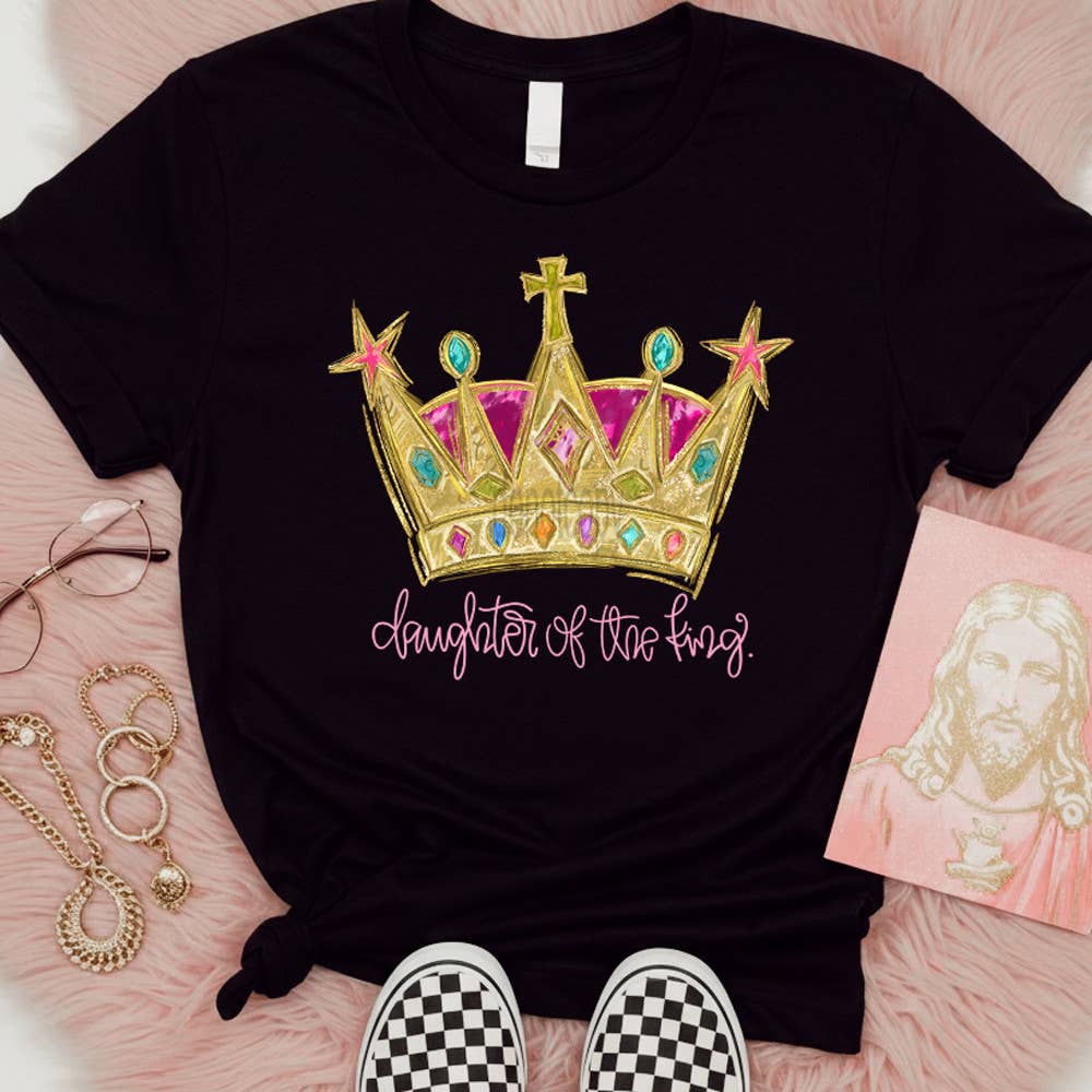 Daughter of the King Crown Tee Hoodie, Sweatshirt | PodTeesHub.com