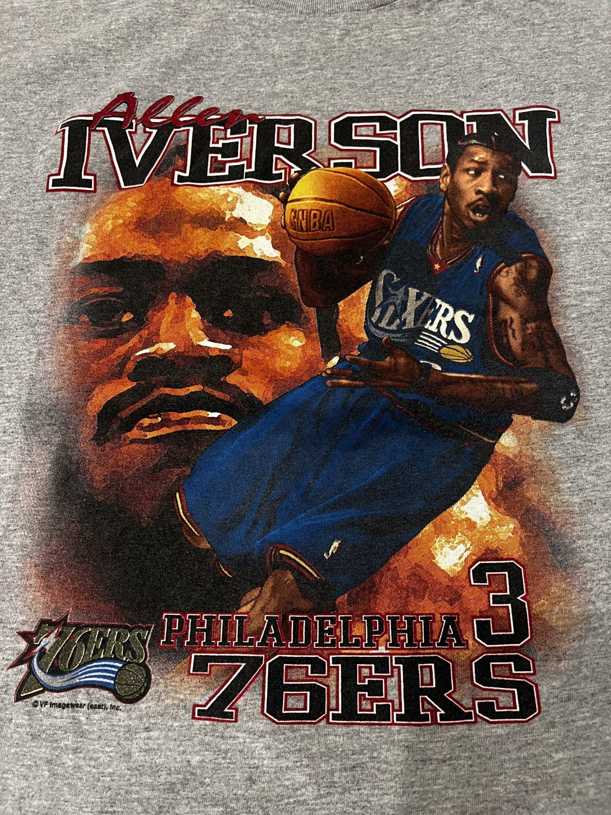 Rap X Vintage Vintage Allen Iverson Philadelphia 76ers T-Shirts, Hoodie, Sweatshirt