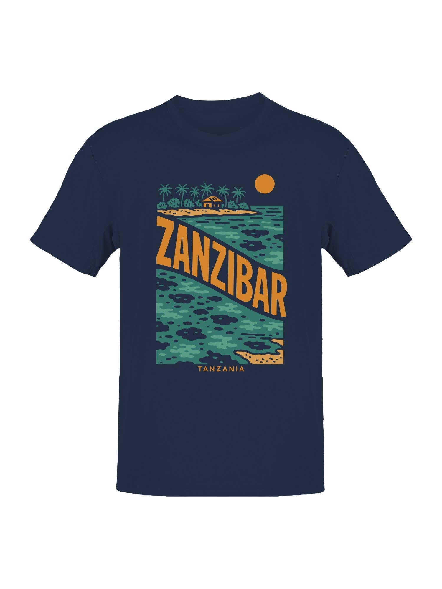 Zanzibar Tanzania Beach Vibes Men's T-Shirt Hoodie, Sweatshirt | PodTeesHub.com
