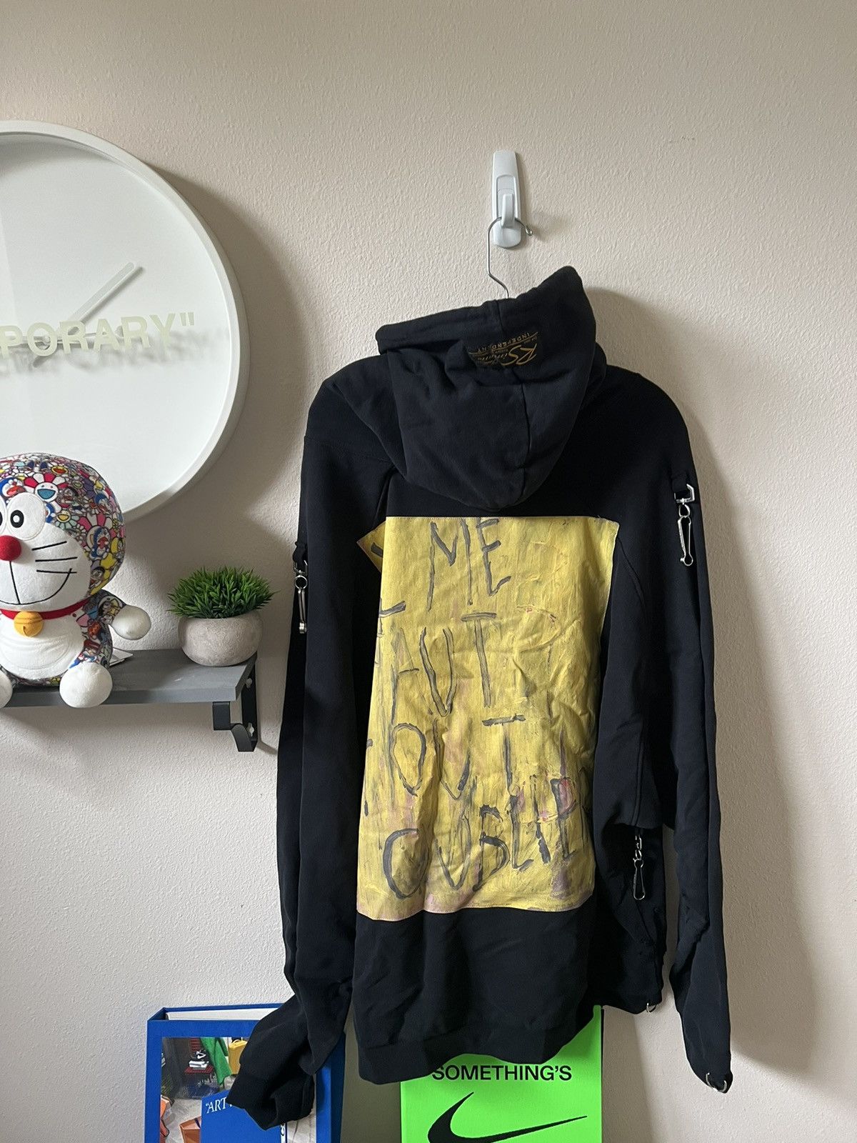 Simons Raf Simons Destroyed Clasp Hoodie T-Shirts, Sweatshirt | PodTeesHub.com