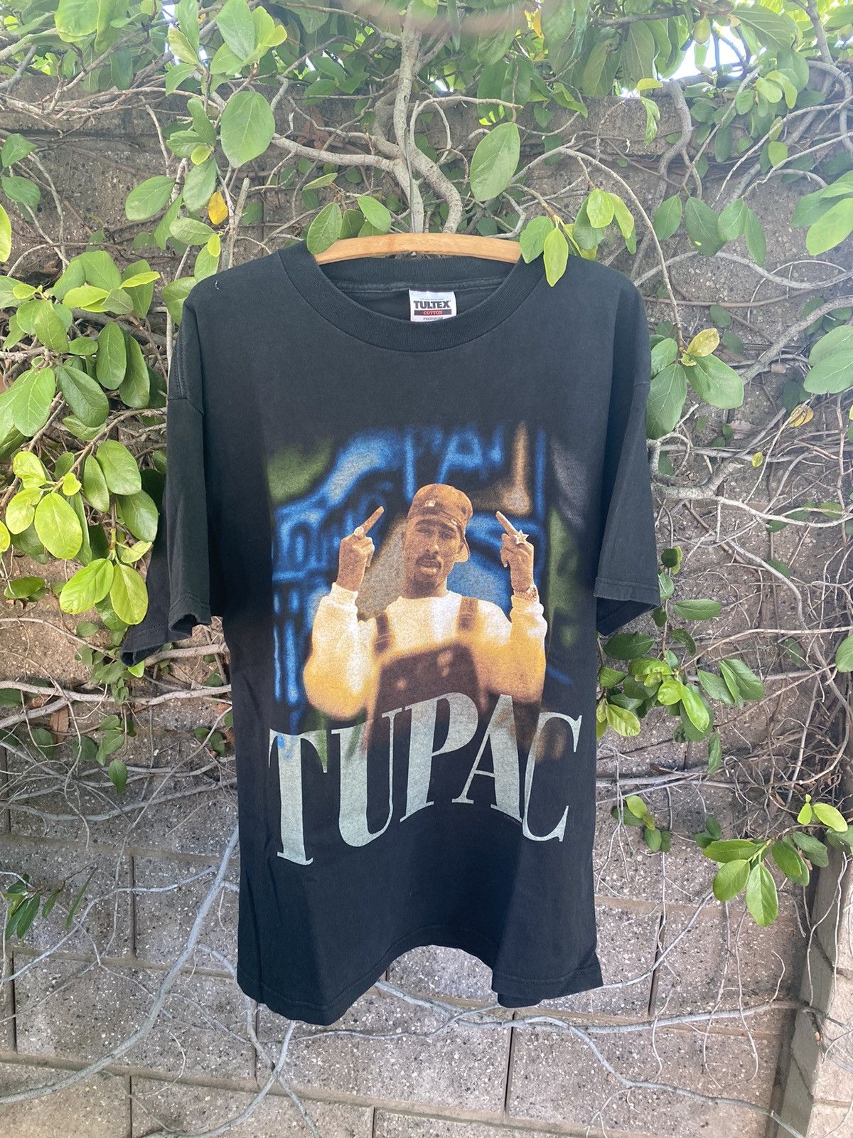 Rap X Vintage Vintage 90s Tupac Rap Spellout Tultex Tag 99 T-Shirts, Hoodie, Sweatshirt