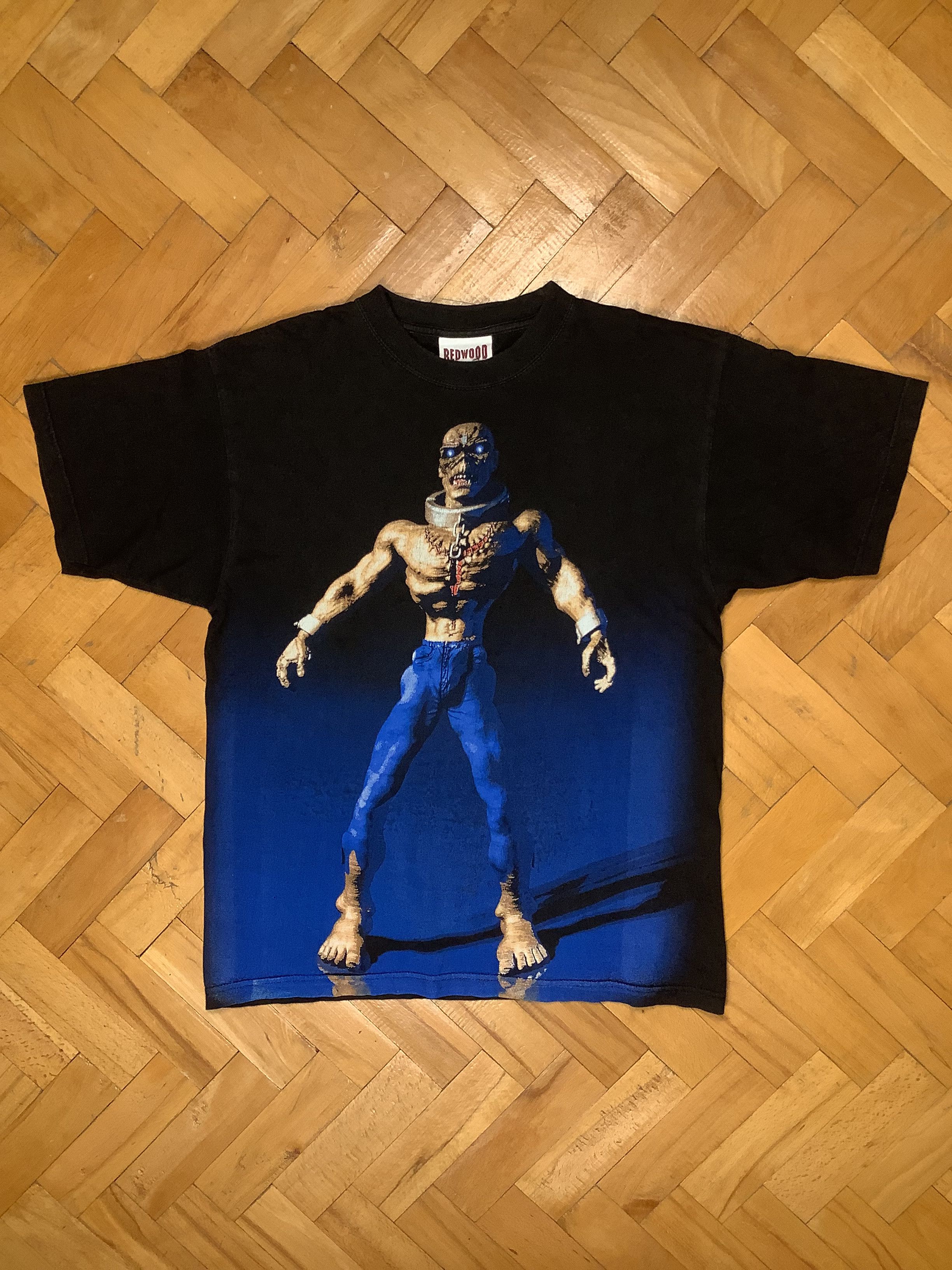 Iron Maiden X Vintage Vintage 1999 Iron Maiden Ed Hunter Europe Tour Tee Hoodie, Sweatshirt | PodTeesHub.com
