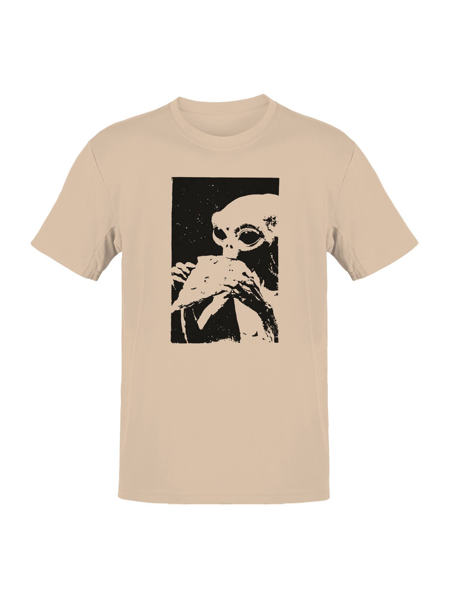 Cryptid Holding Frog Illustration Men's T-Shirt Hoodie, Sweatshirt | PodTeesHub.com