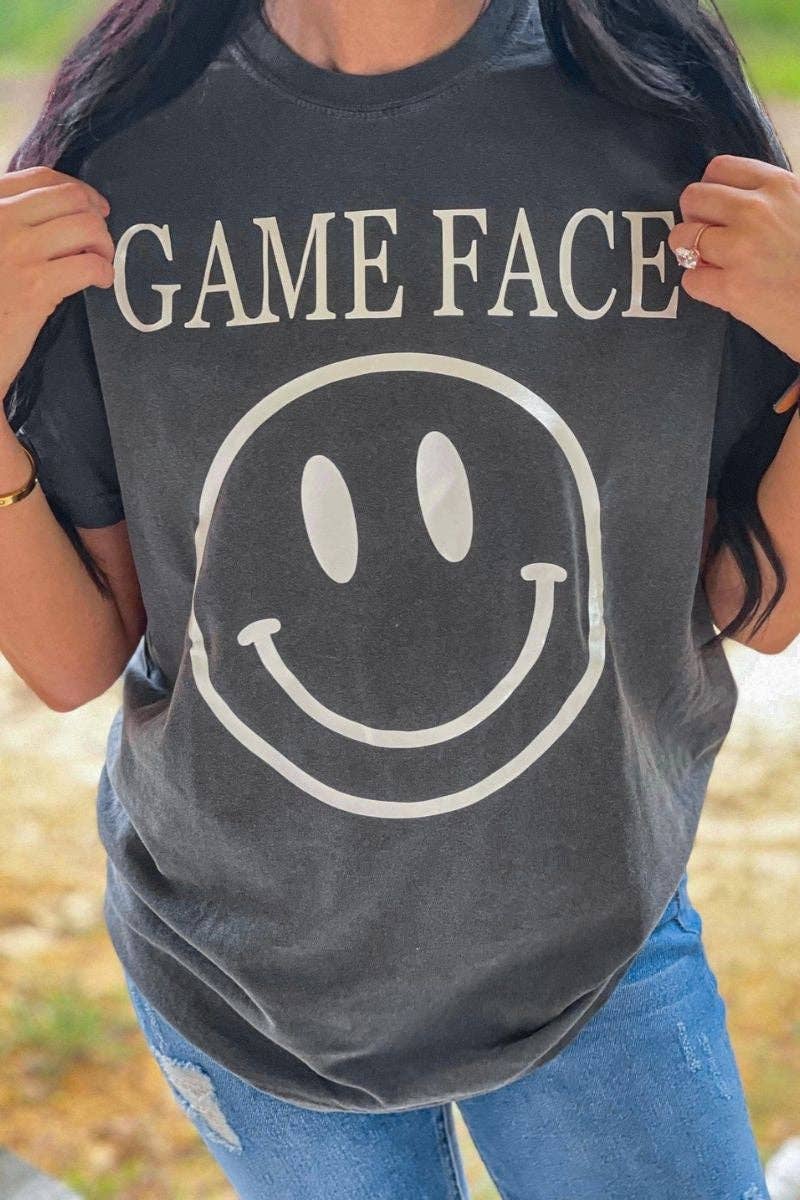 Game Face Vinyl Tee Hoodie, Sweatshirt | PodTeesHub.com