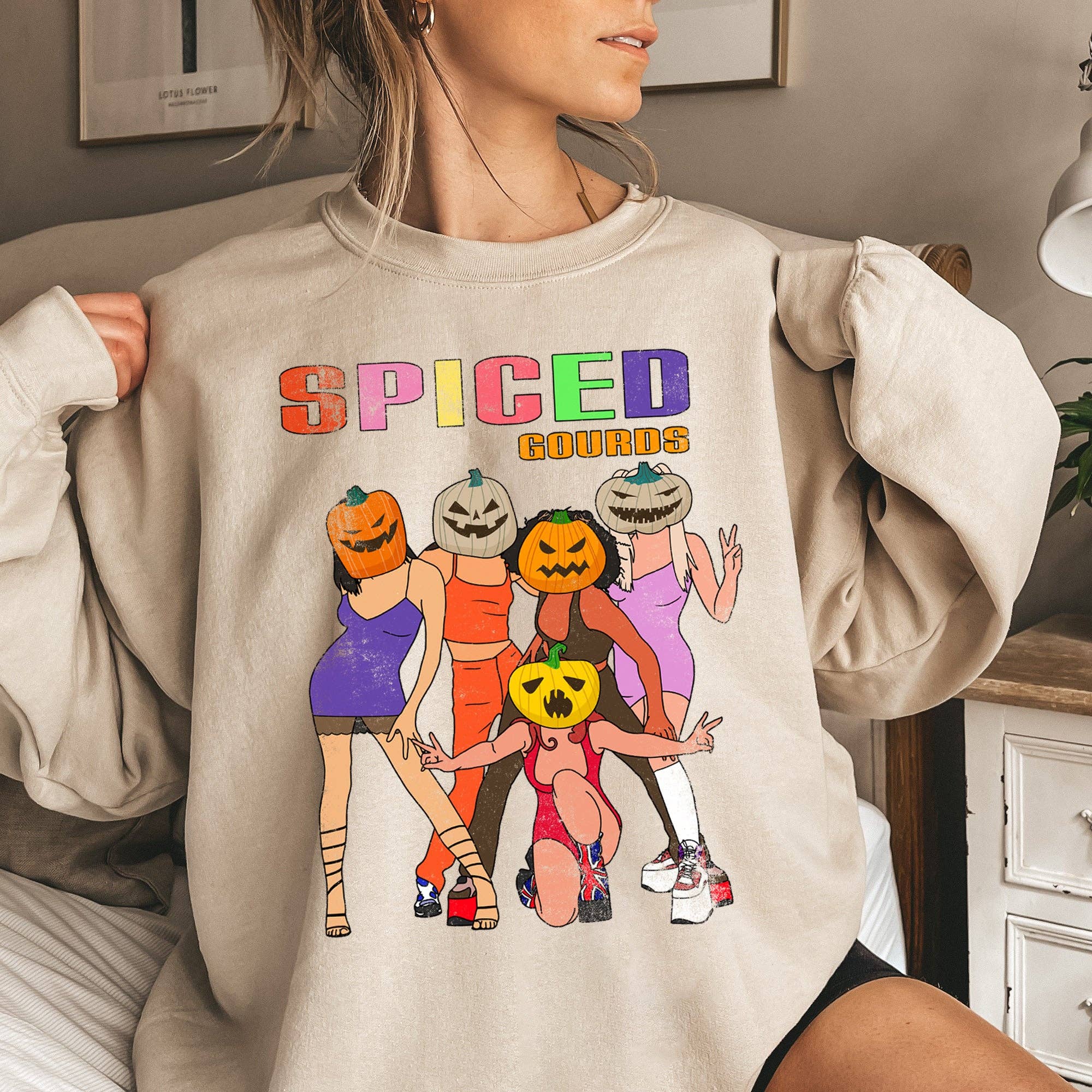 Spiced Gourds Halloween Sweatshirt T-Shirts, Hoodie | PodTeesHub.com