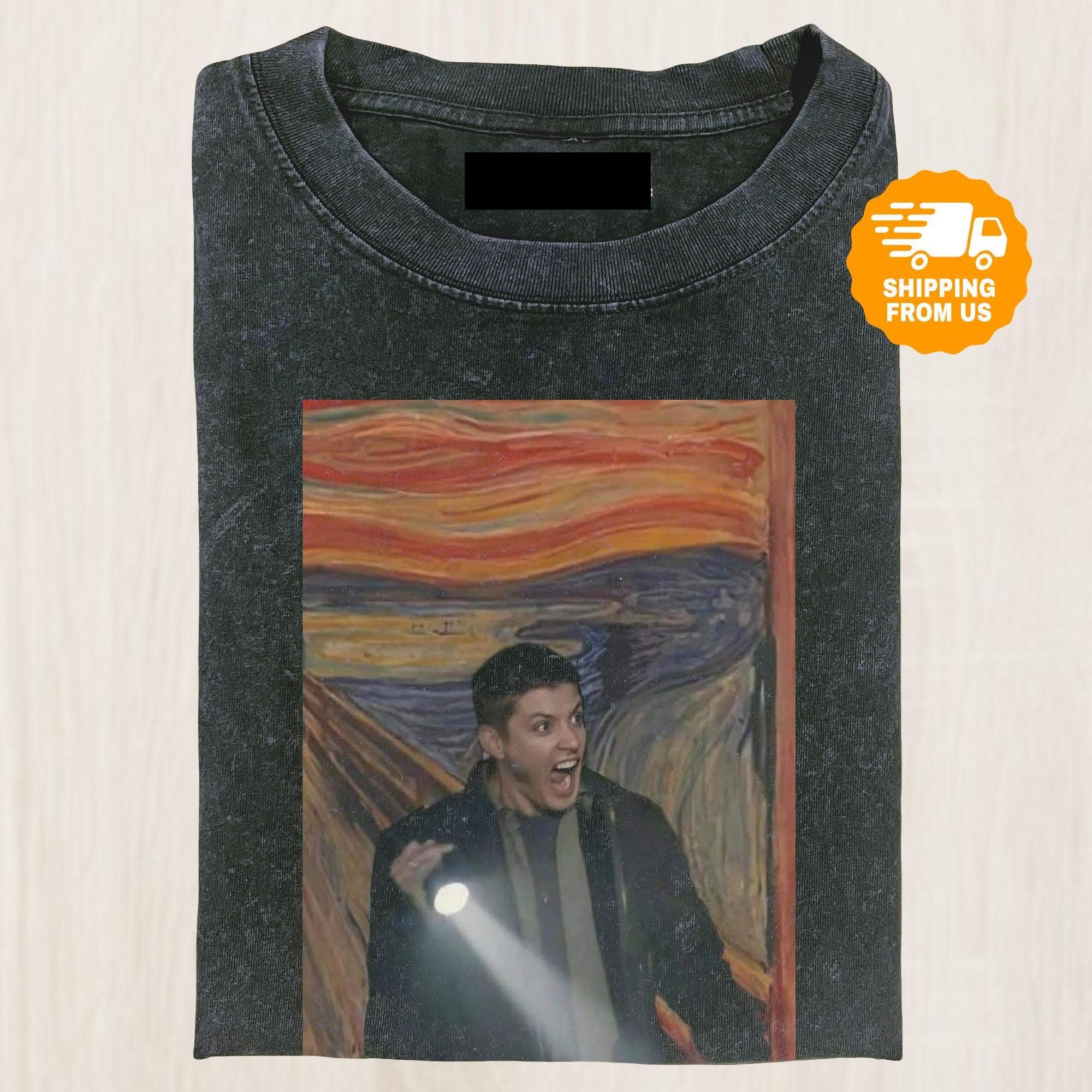 Vintage Supernatural Dean Winchester Retro Tee Shirt Hoodie, Sweatshirt | PodTeesHub.com